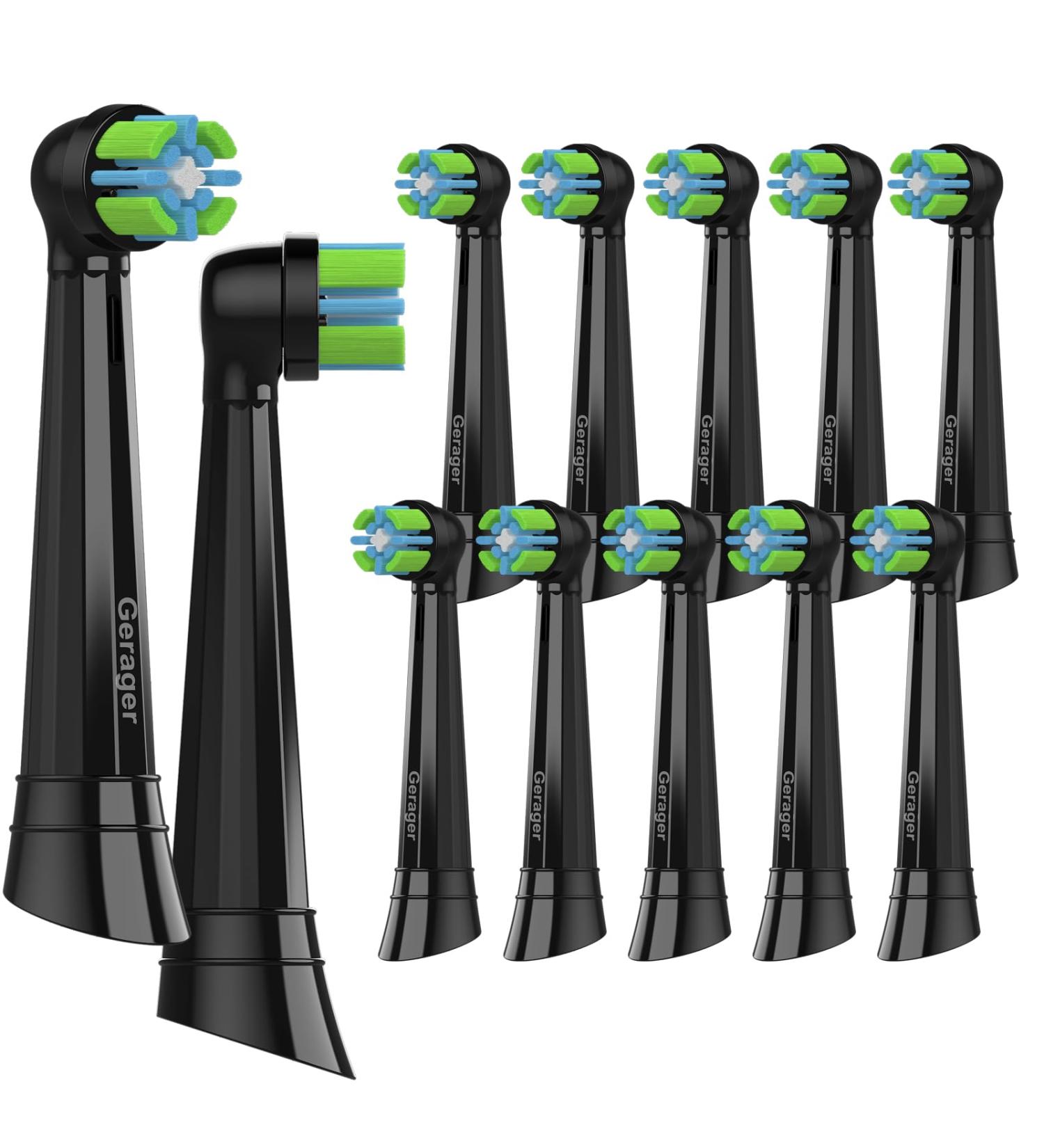 Toothbrush Replacement Heads Compatible with Oral B iO - 12 Pack for Series 3-10 Electric Toothbrushes - Buy Online on GoSupps.com