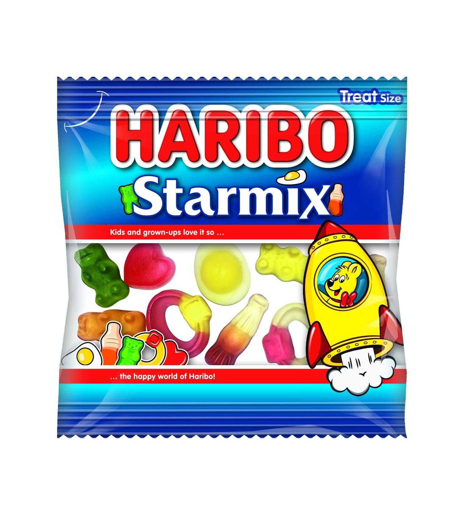 Haribo Starmix Treat Size Mini Bags 16g Kids Childrens Goody Party Bags 30 Multi Packs