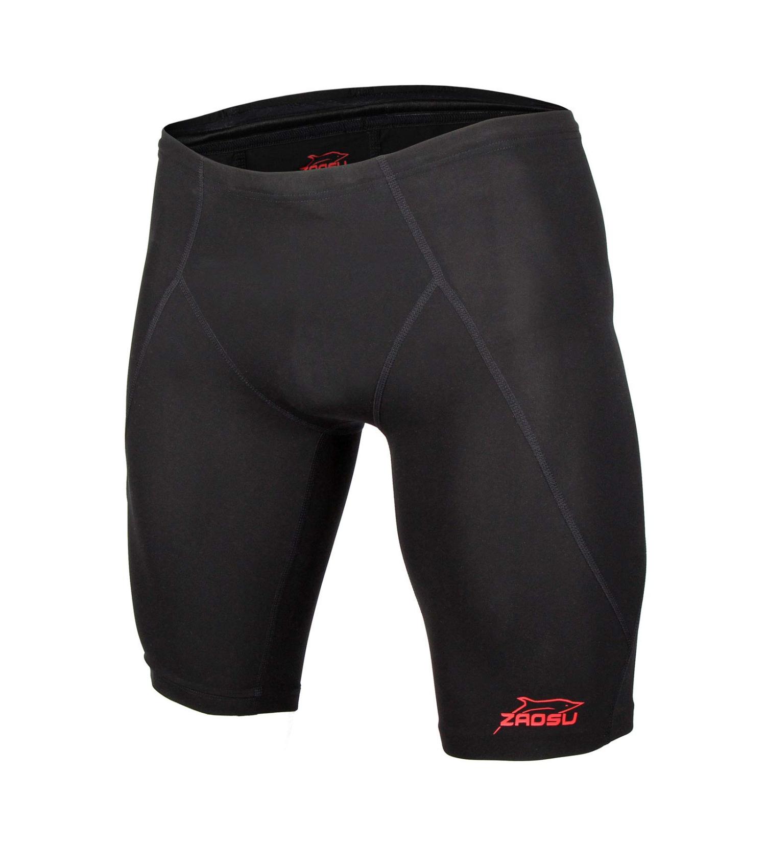 ZAOSU Competition Swim Shorts Z-Speed 2.0 | Premium Compression Jammer for Men & Boys | 5 Black - Top Performance Swimwear - Buy Online on GoSupps.com