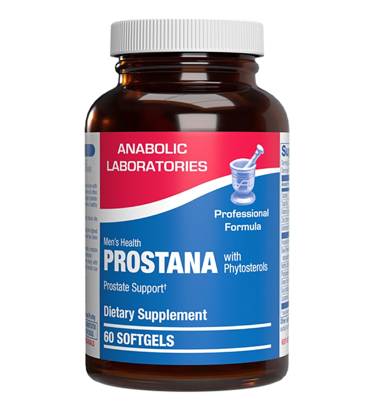 Prostana Prostate Health Supplement for Men - Clinical Formula Herbal Complex with Beta Sitosterol Saw Palmetto and Pumpkin Seed Oil for Prostate Support - Non-GMO & Made in The USA - 1 Month Supply - Buy Online on GoSupps.com