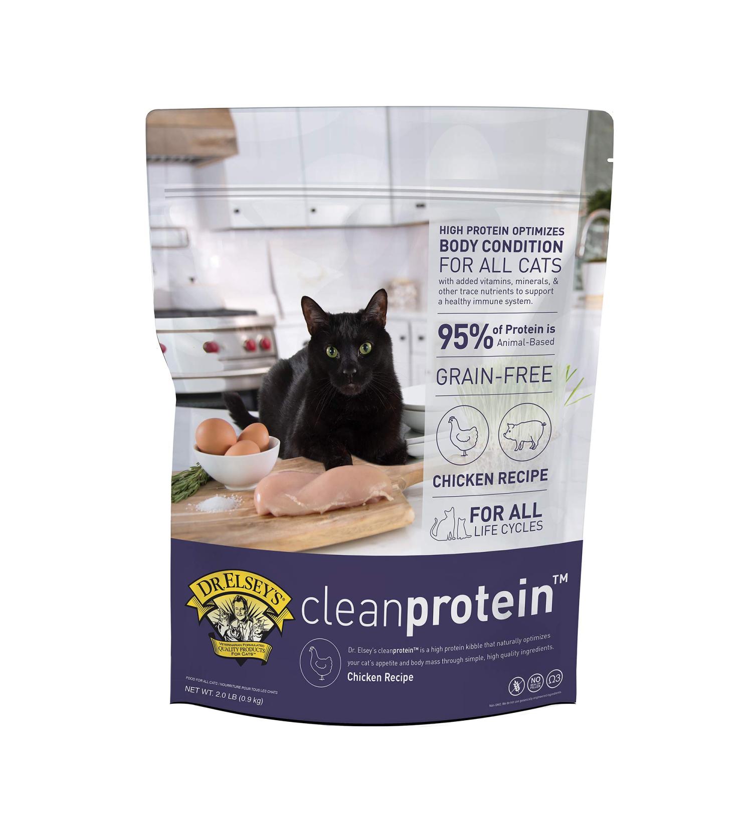 Dr. Elsey's Cleanprotein 2lb Chicken Cat Food - Grain Free, High Protein, Low Carb Formula - Buy Online on GoSupps.com