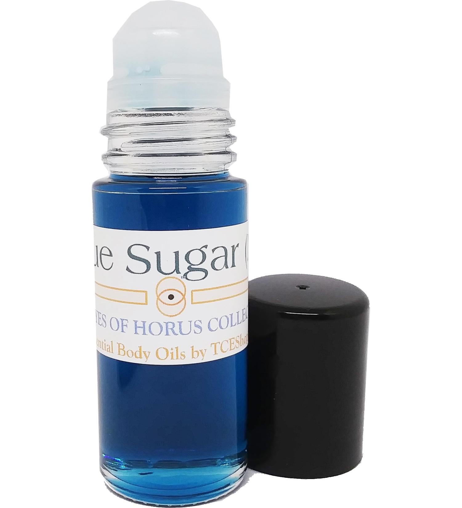 Blue Sugar - Type A For Men Scented Body Oil Fragrance Roll-On - Blue - 1 oz. - ID#116074 1 Fl Oz (Pack of 1)