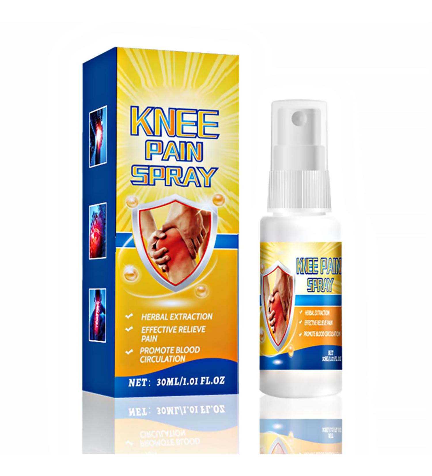 Herbal Knee Care Spray 30ML Suitable for Knees Joints and Muscles Recovery Concentrated Spray Providing Long-Lasting Relief for Back Neck Hands and Feet