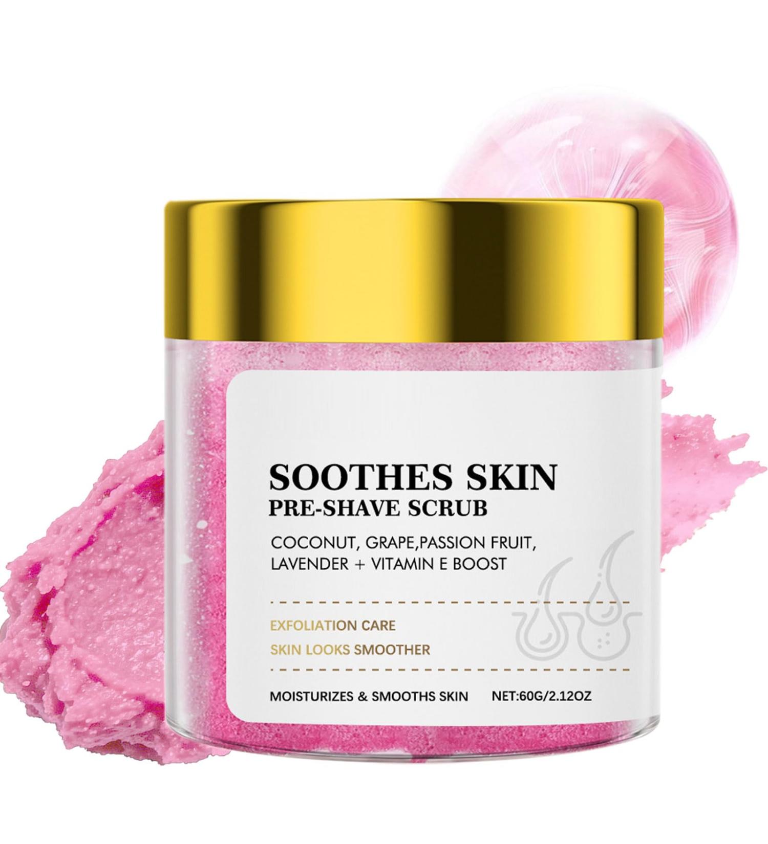Dark Spot Exfoliating Scrub Soothes Skin Pre-Shave Scrub for Dark Spots & Dry Skin Gently Buffs & Soothes Sensitive Skin Suitable for Face & Body 60 ml /2.12 Oz - Buy Online on GoSupps.com
