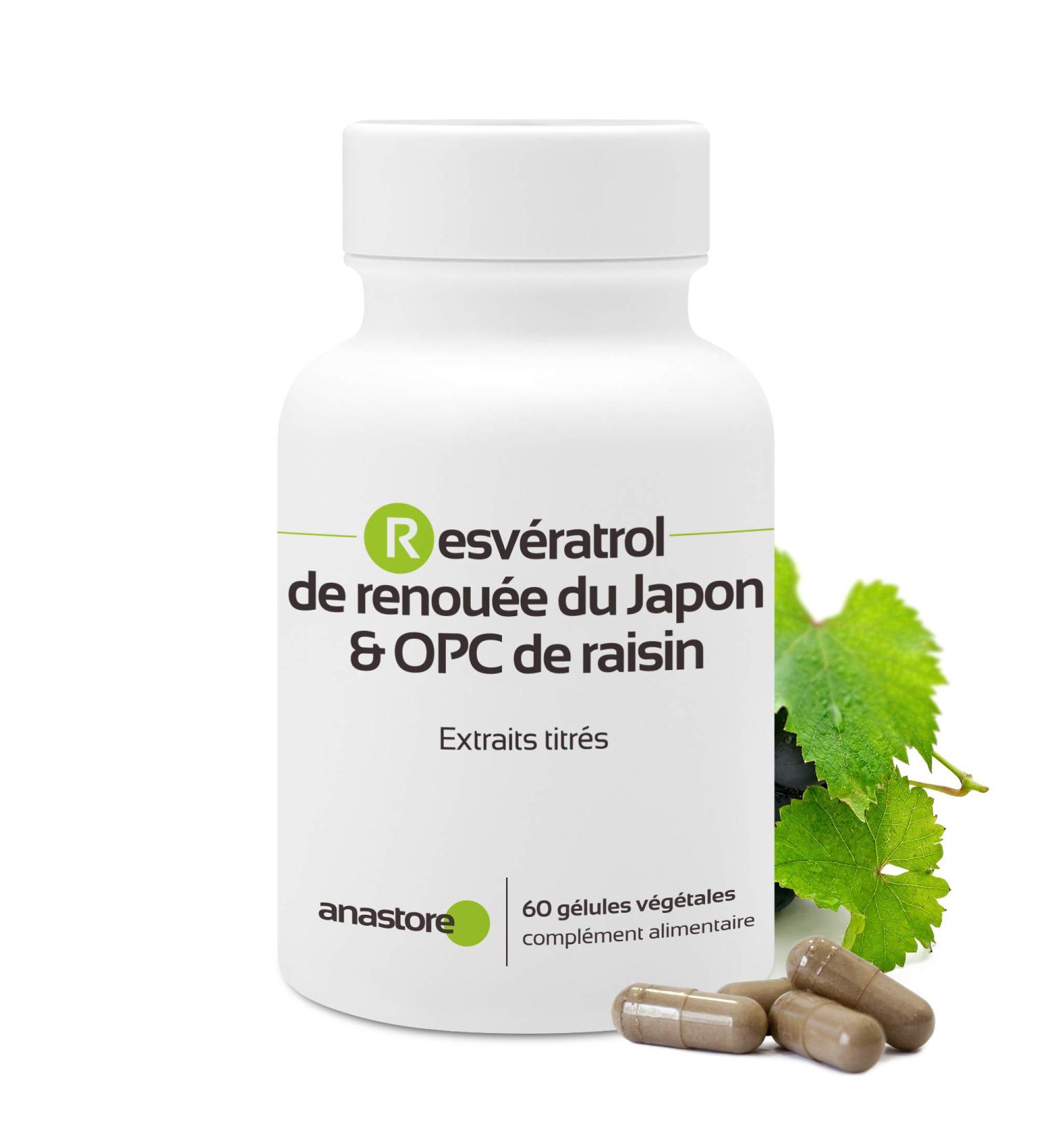 Protykin Resveratrol & OPC - 60 mg Antioxidant Capsules | 95% Proanthocyanidins & 50% Resveratrol for Cardiovascular Support - Global Shipping - Buy Online on GoSupps.com