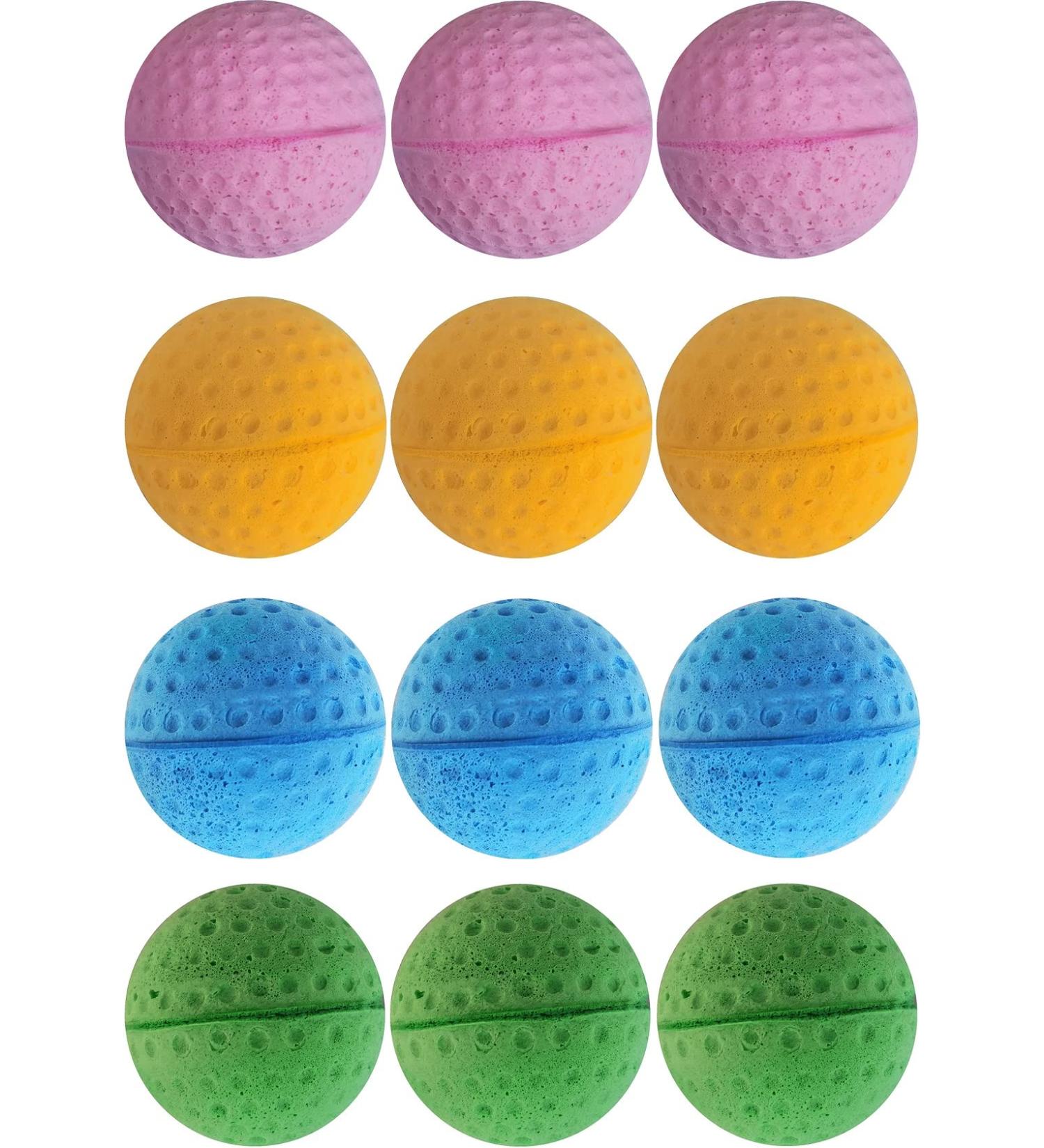 Sponge Cat Soccer Ball Toy - Interactive Golf Foam Toy for Cats - Buy Online on GoSupps.com