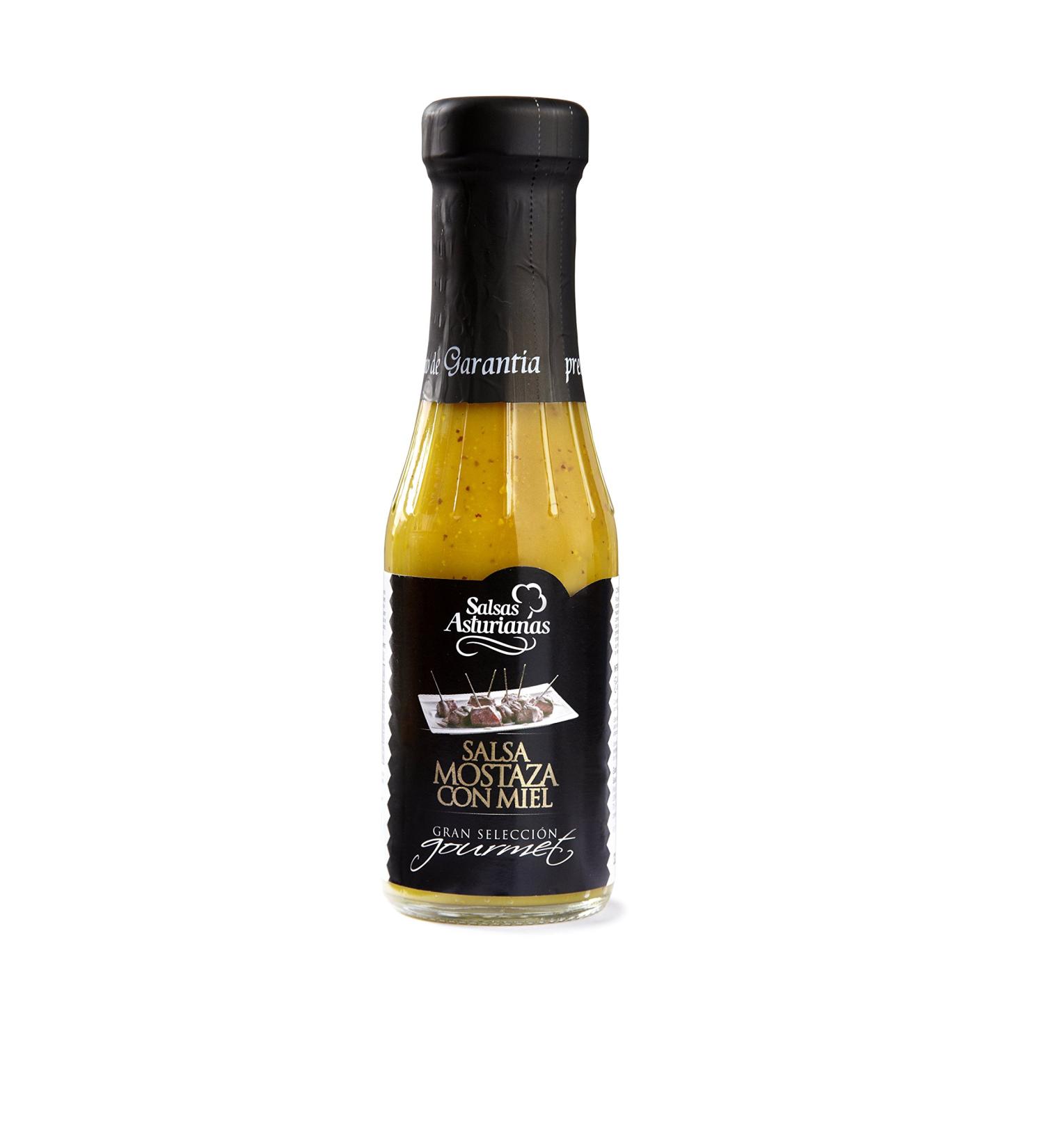 mustard and honey sauce selección gourmet 320 g Salsas Asturianas
