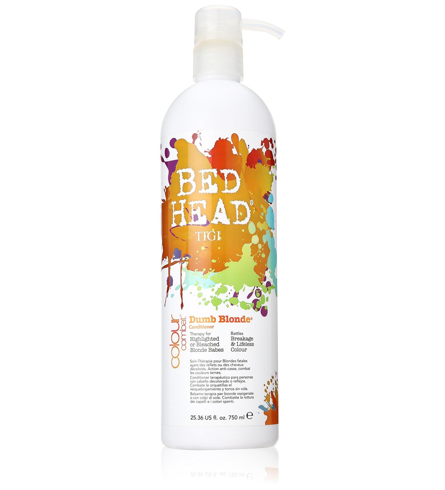 Tigi Bed Head Colour Combat Dumb Blonde Conditioner 750ml - Best Hair Care for Blondes | International Shipping Available - Buy Online on GoSupps.com