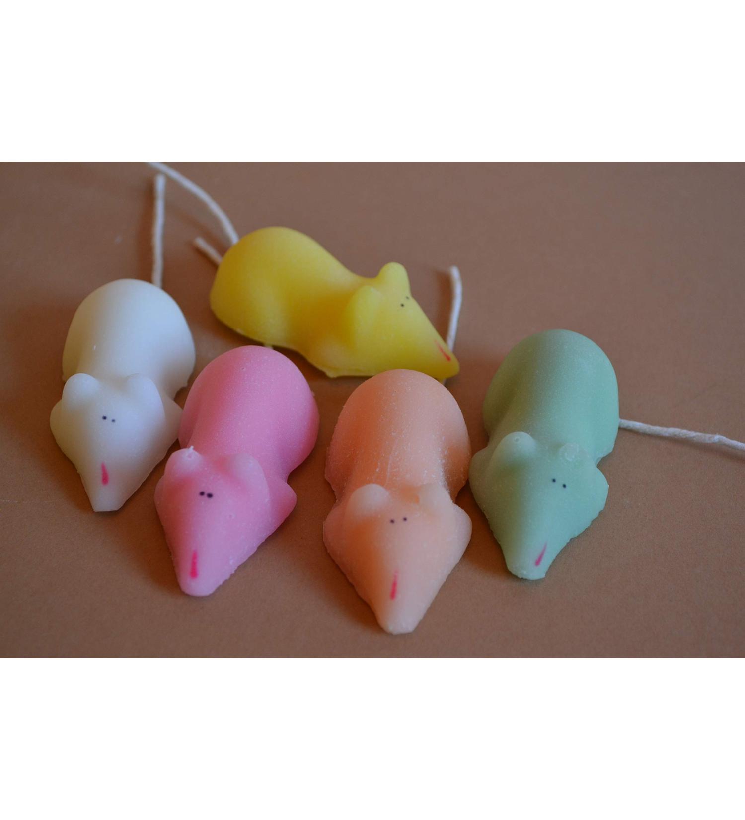 Assorted Colour Sugar Mice x10 Mice