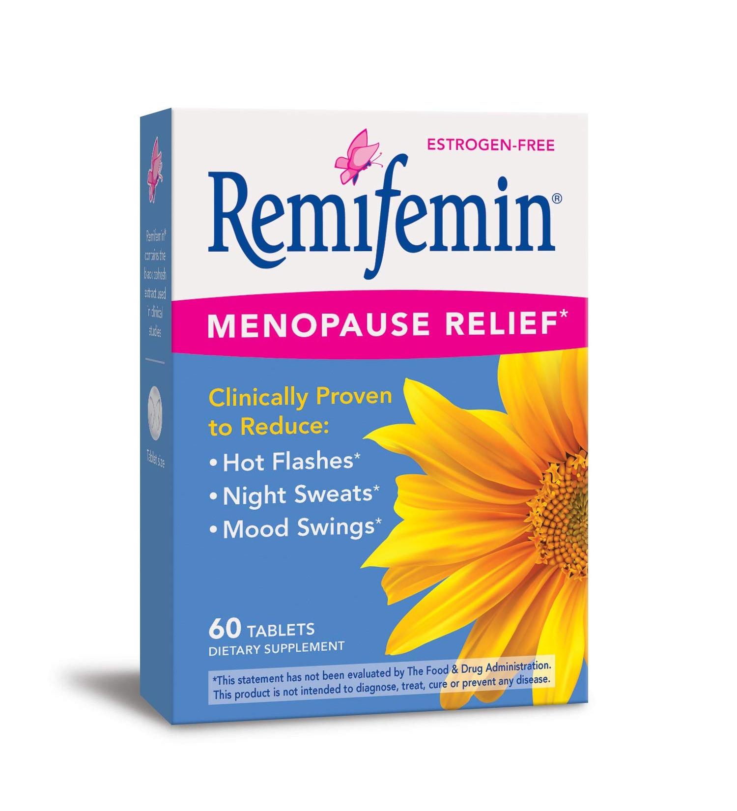 Remifemin Menopause Herbal Supplement Tablets 60 Ea
