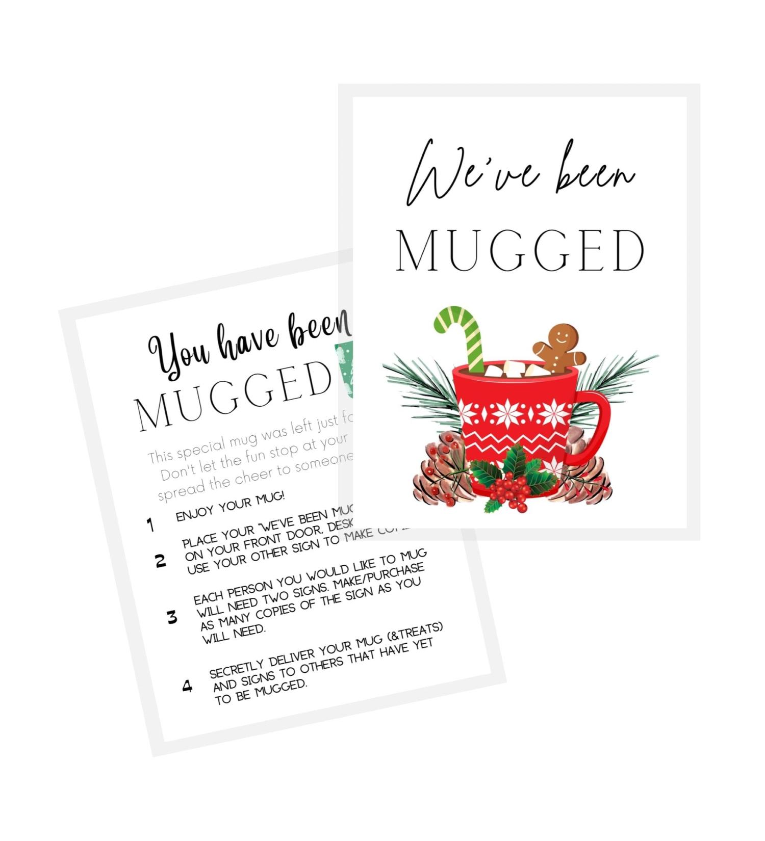You've Been Mugged | Christmas Game | Hot Cocoa Elf Design | 25 Pack 8.5x11 Standard Paper Size - Buy Online on GoSupps.com