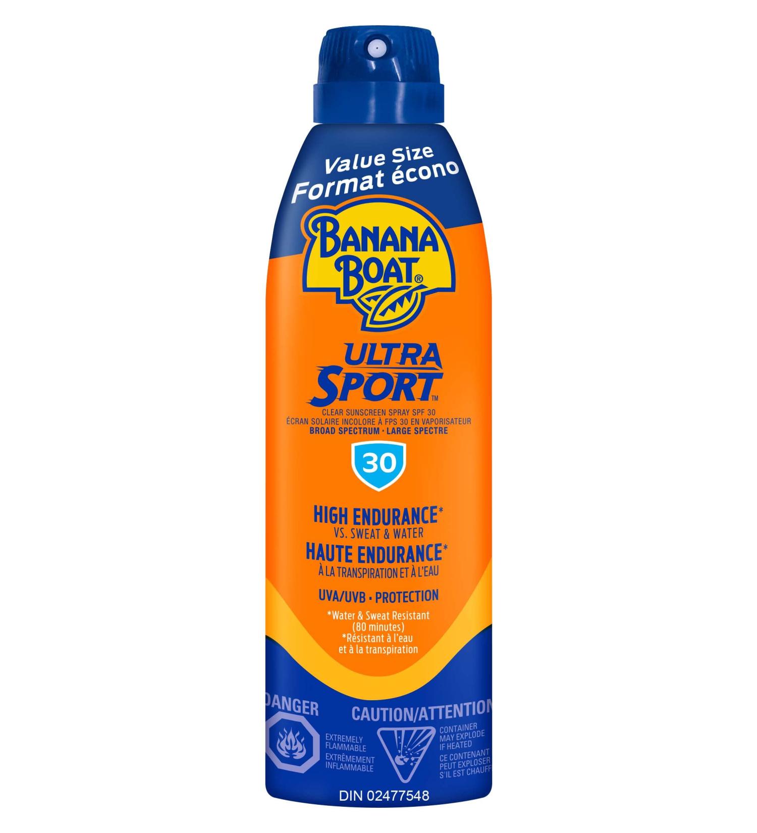 Banana Boat Ultra Sport Sunscreen Spray NEW FORMULA Spf 30 Value Size 226g - Buy Online on GoSupps.com