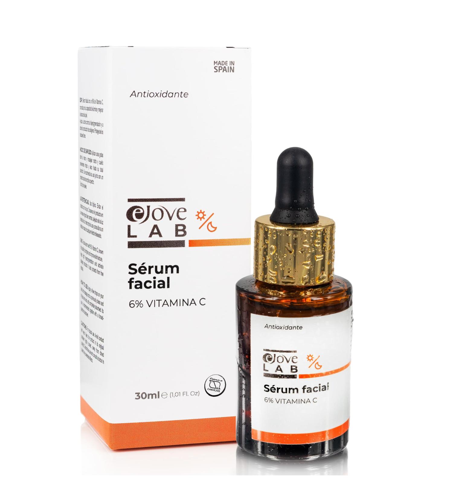  Ejove Vitamin C Face Serum - Facial moisturizer anti-wrinkle anti-blemish for the face - Eye contour serum for women and men - Vitamin C facial skincare serum prevents wrinkles and acne - - Buy Online on GoSupps.com