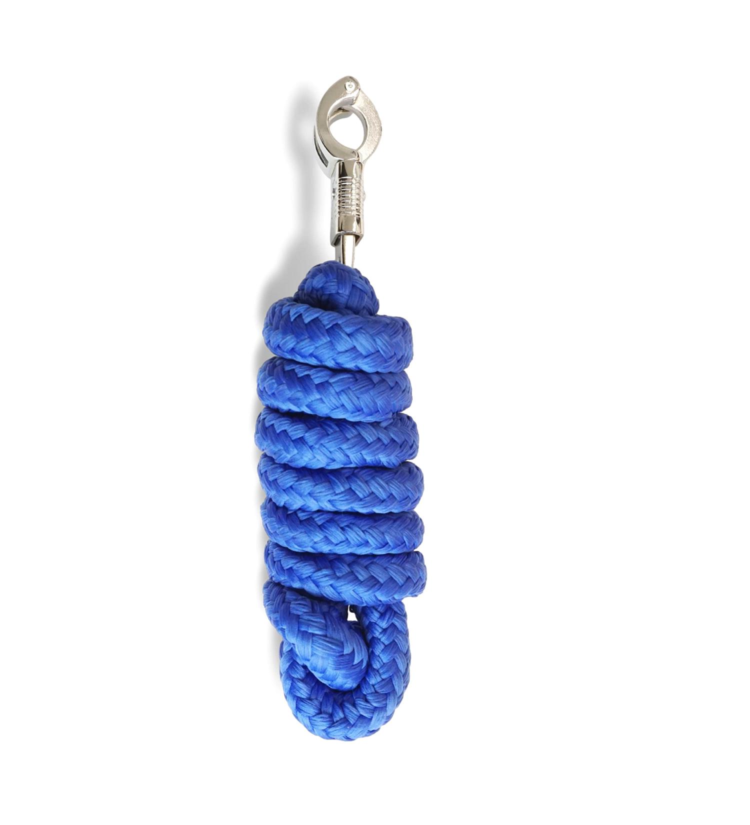 Shop Stylish Leading Knit with Panic Hooks for Horses Ponies Donkeys & Goats Durable Binding Leash in Blue - Buy Online on GoSupps.com