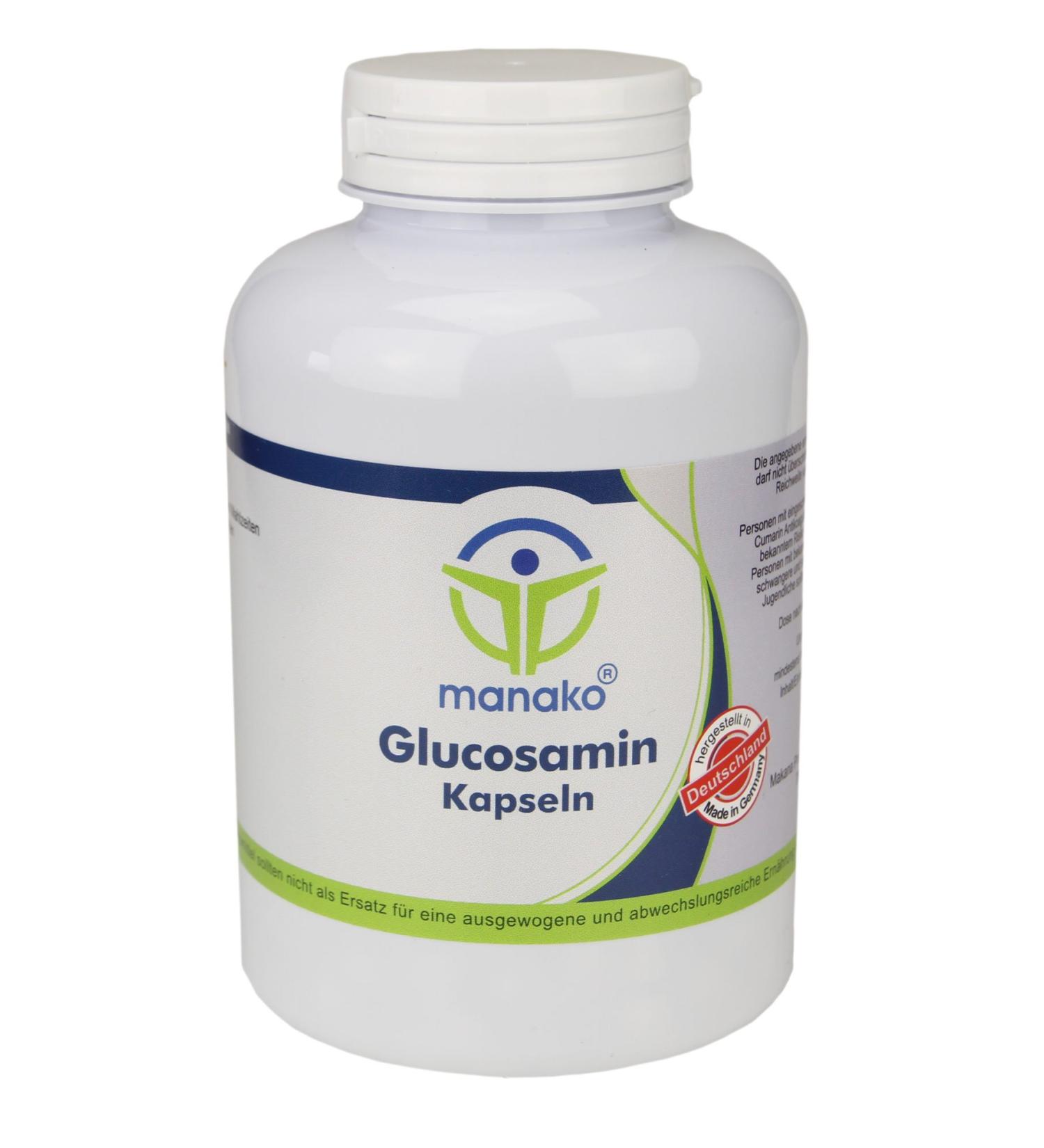 manako Manako Pack of 120 glucosamine capsules 90g box (1 x 120 capsules)