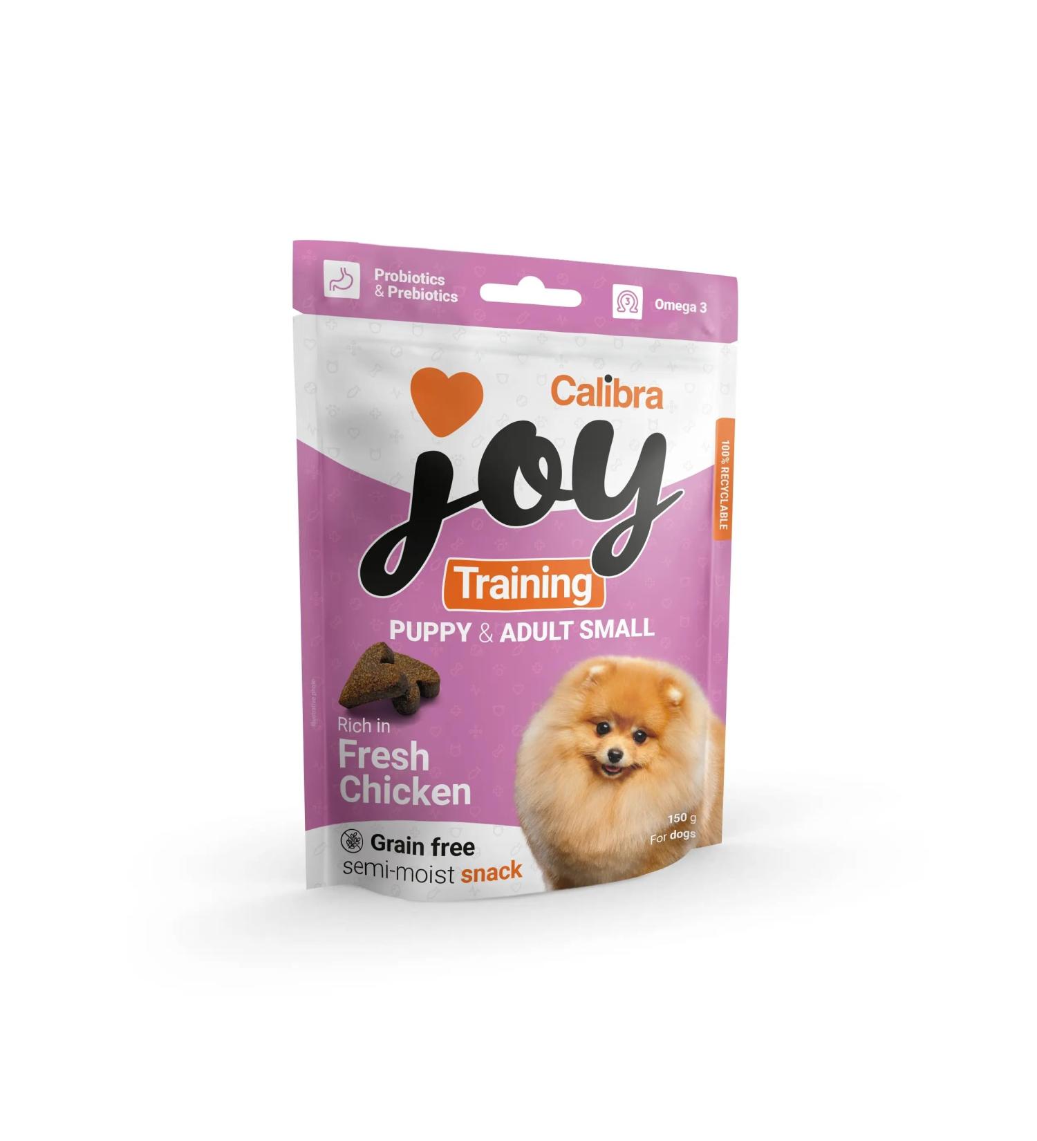 CALIBRA Joy Dog Training Puppy & Poulet Adulte S 150 g