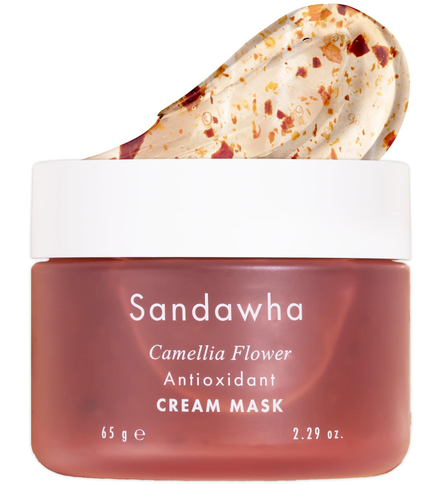 SKINCURE Camellia Flower Cream Mask - Antioxidant Hydrating Treatment Anti-Aging Wash-Off Facial Mask for Dry Skin Illuminates & Refreshes - 2.3 fl. oz - Buy Online on GoSupps.com