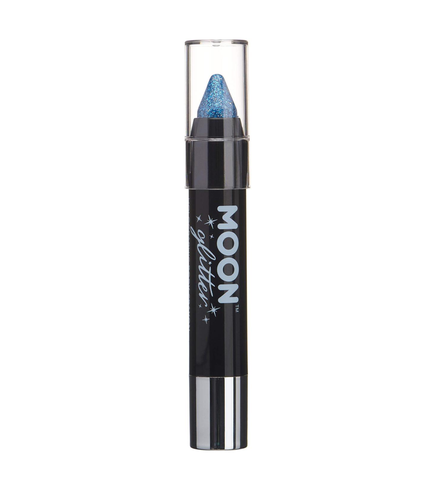 Moon Glitter Holographic Blue Glitter Paint Stick/Crayon for Face & Body 0.12oz - Buy Online on GoSupps.com
