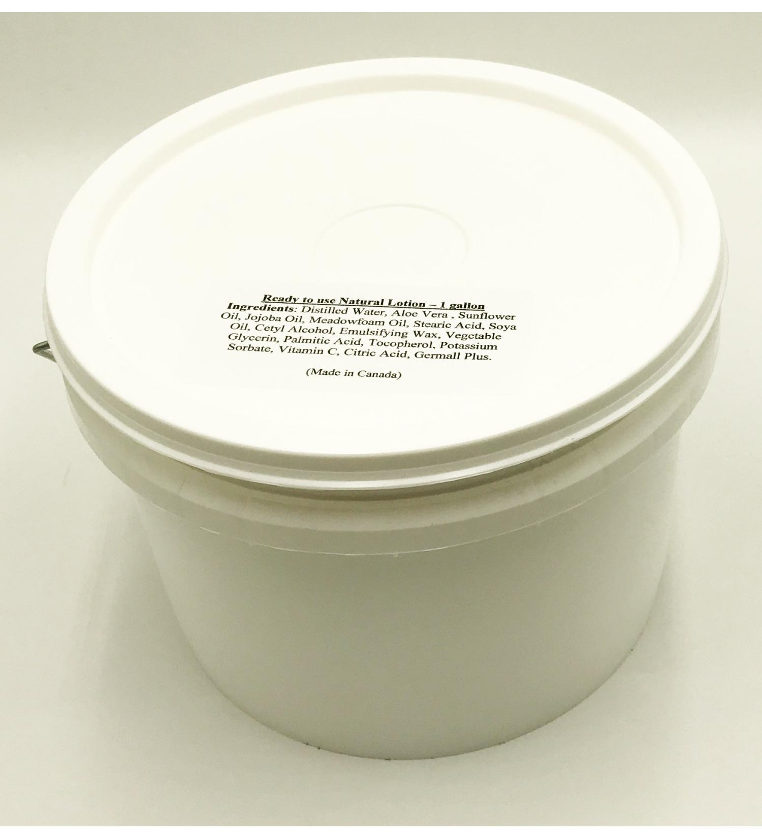 1 Gallon of Natural Body Lotion