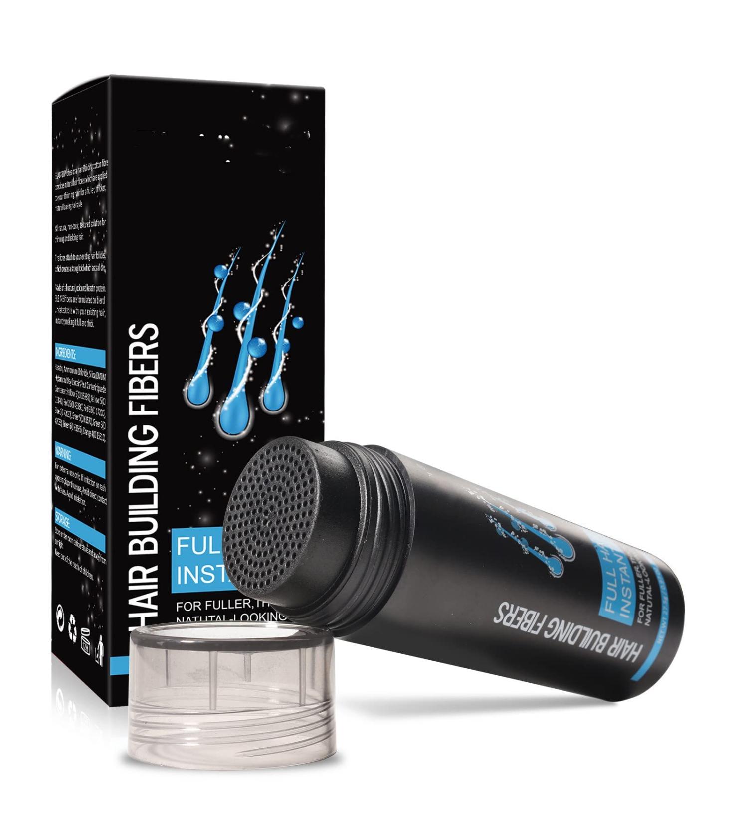 Hair Building Fibers Professional Quality Fibre Hair Powder Spray Hair Fibres Dark Brown Hair Loss Concealer for Men and Women for Bald Spots & Thinning Hair (Dark Brown) - Buy Online on GoSupps.com