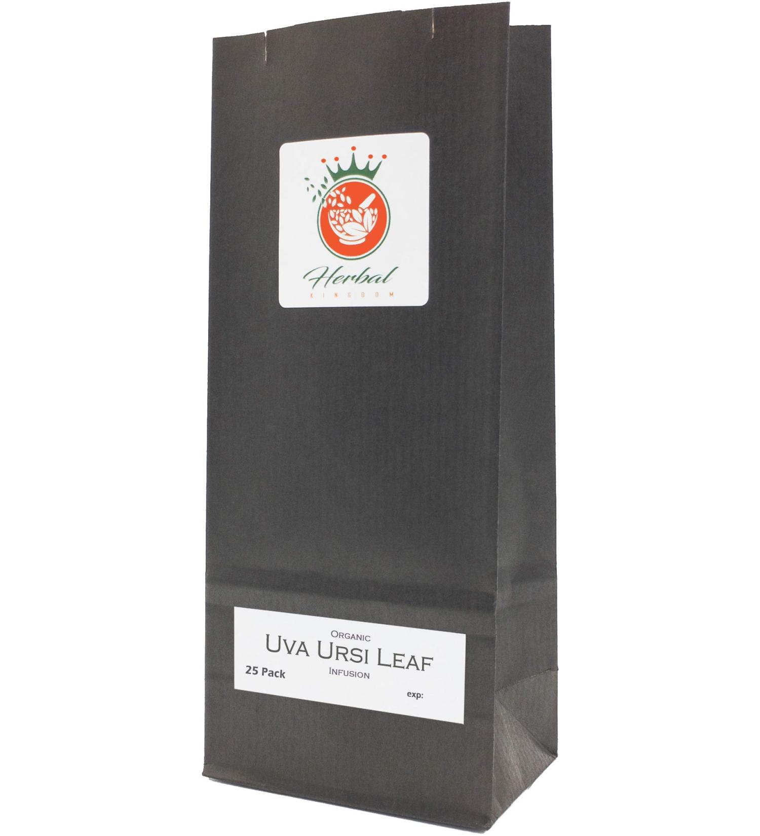 Organic Uva Ursi Leaf Pure Herbal Infusion (25 Unbleached Tea Bags - 50g)