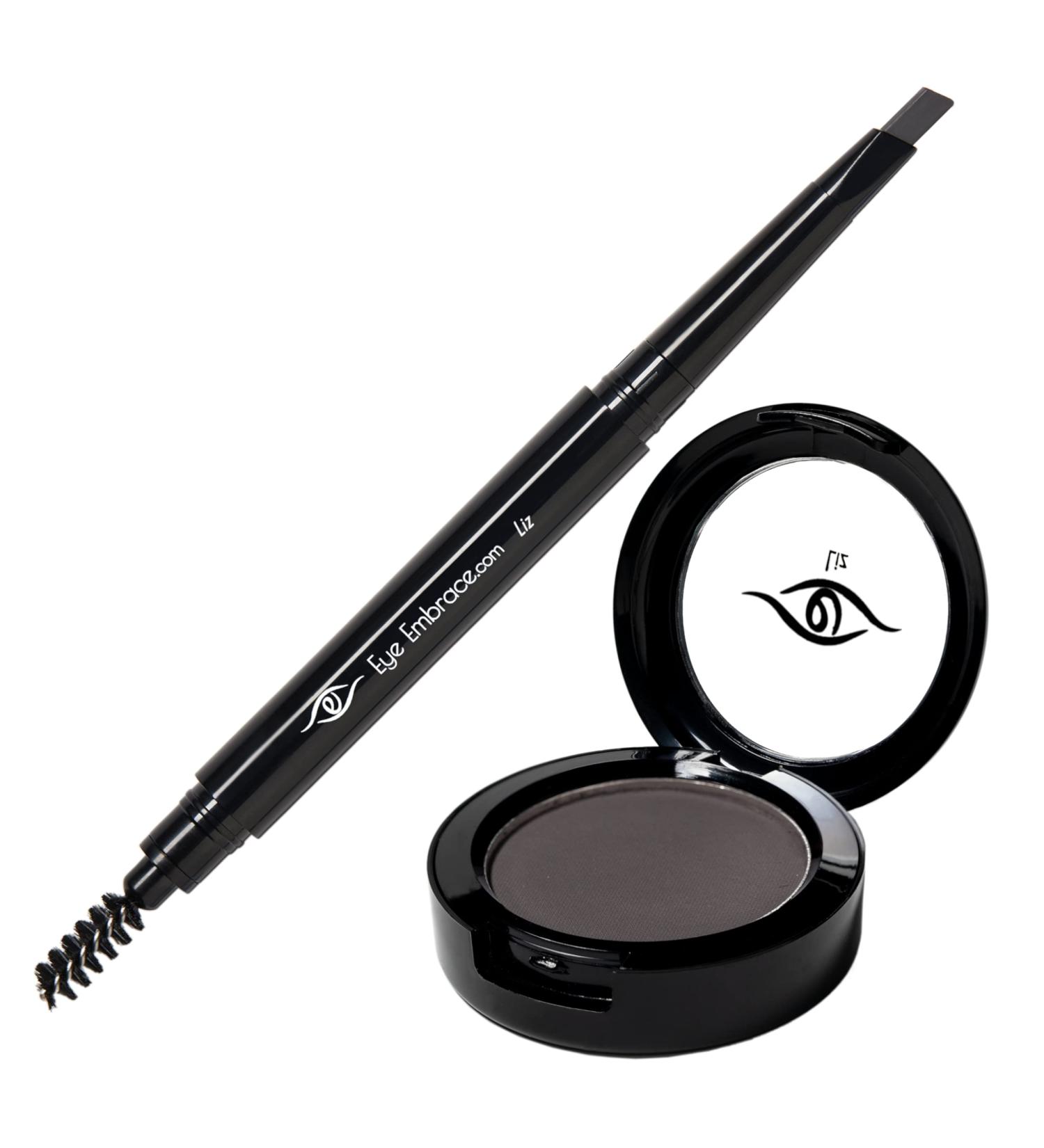 Eye Embrace Liz Medium Gray Eyebrow Pencil and Powder Bundle - Buy Online on GoSupps.com