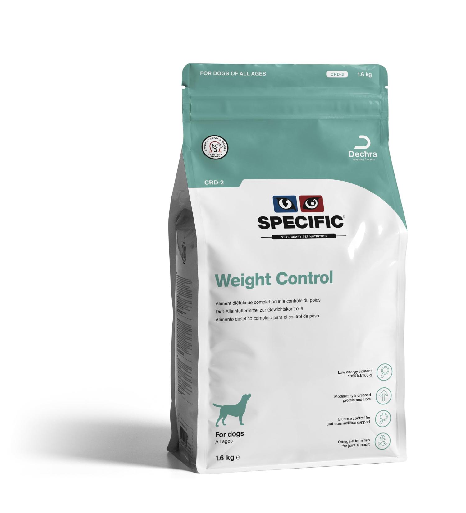 SPECIFIC Canine Adult CRD2 Weight Control 1 6KG - Buy Online on GoSupps.com