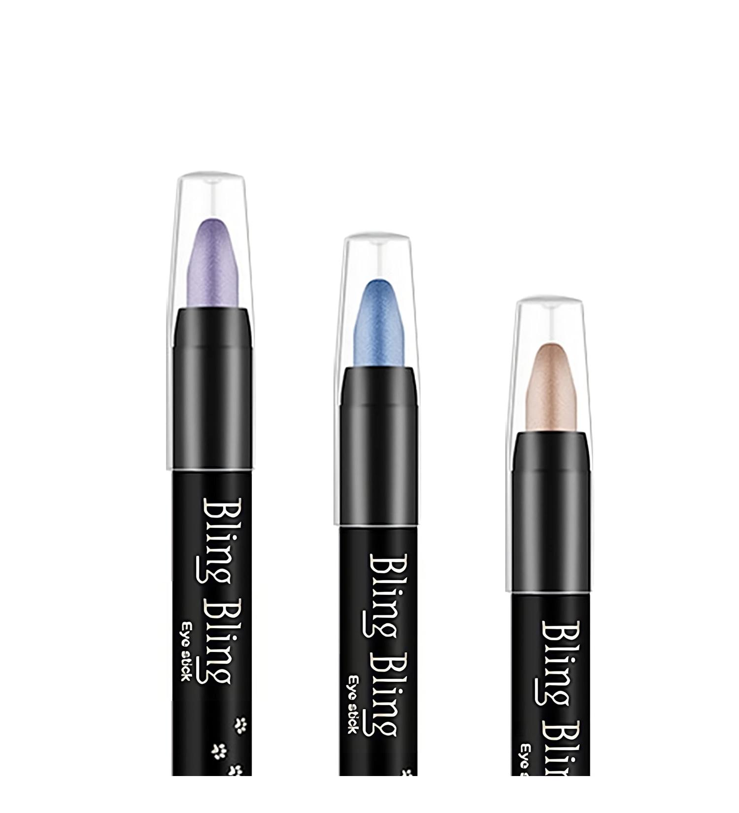 ETEDES Waterproof Eye Shadow Pencil 3 Pack - Hypoallergenic Eyeshadow in Shades 8, 13, 14 - Buy Online on GoSupps.com