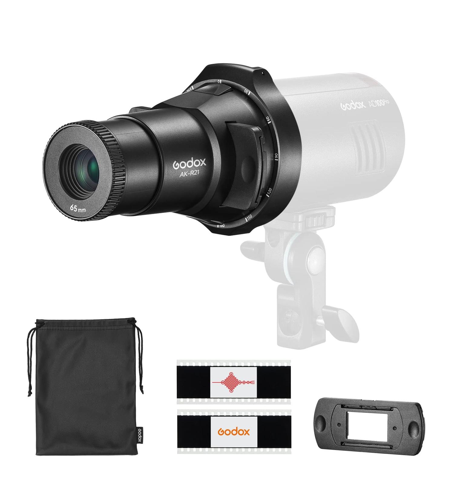 Godox AK-R21 Projection Kit for AD100Pro & V1 Round Head Flash - Buy Online on GoSupps.com