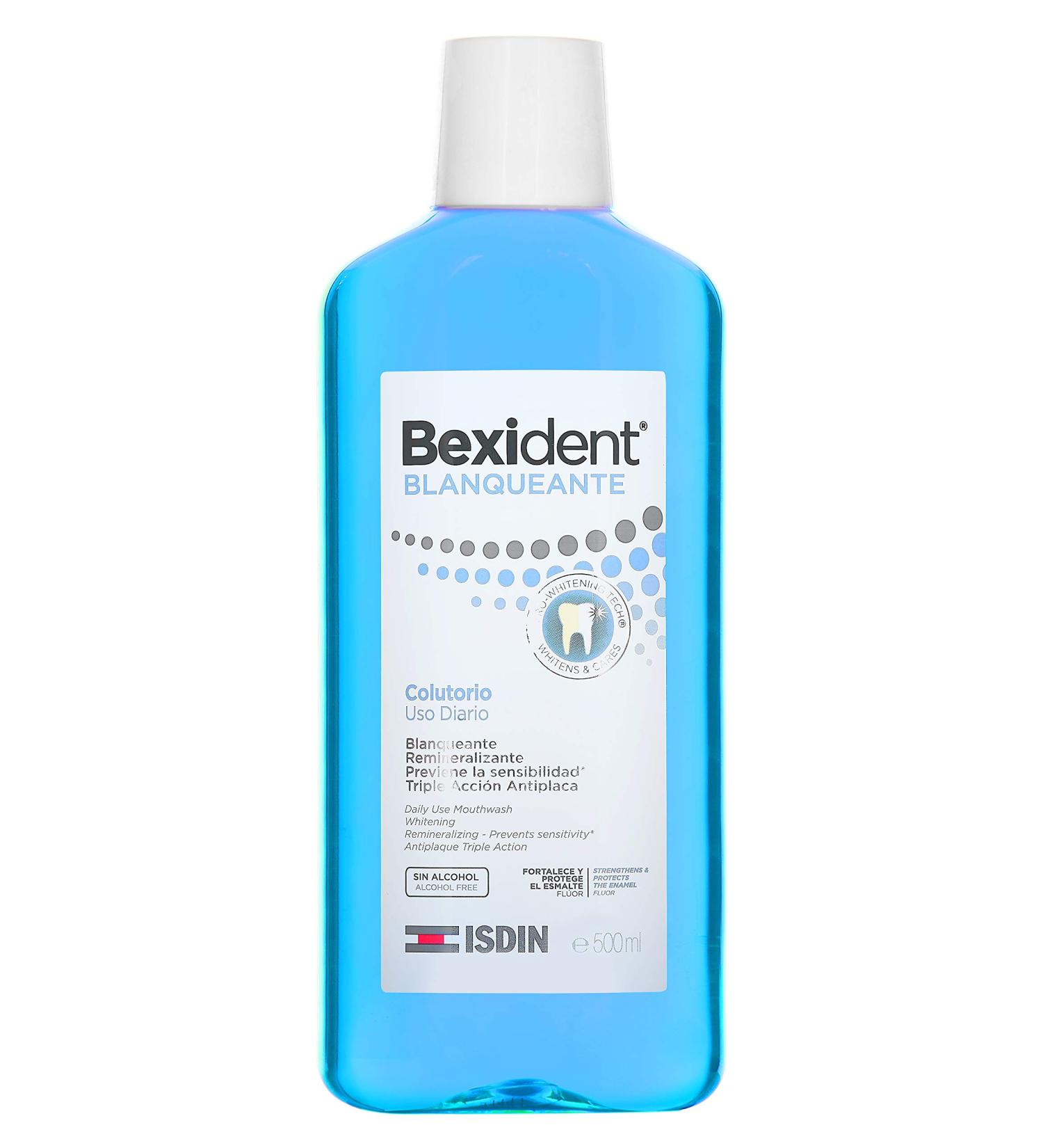 Bexident Blanqueante Colut Diario 500ml - Effective Daily Whitening Mouthwash for Fresh Breath & Oral Care | International Shipping Available - Buy Online on GoSupps.com