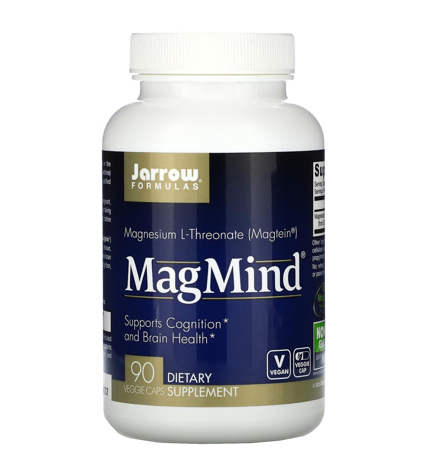 Jarrow Formulas Magmind 90 CT - Mag L-Threonate Supplement - Buy Online on GoSupps.com