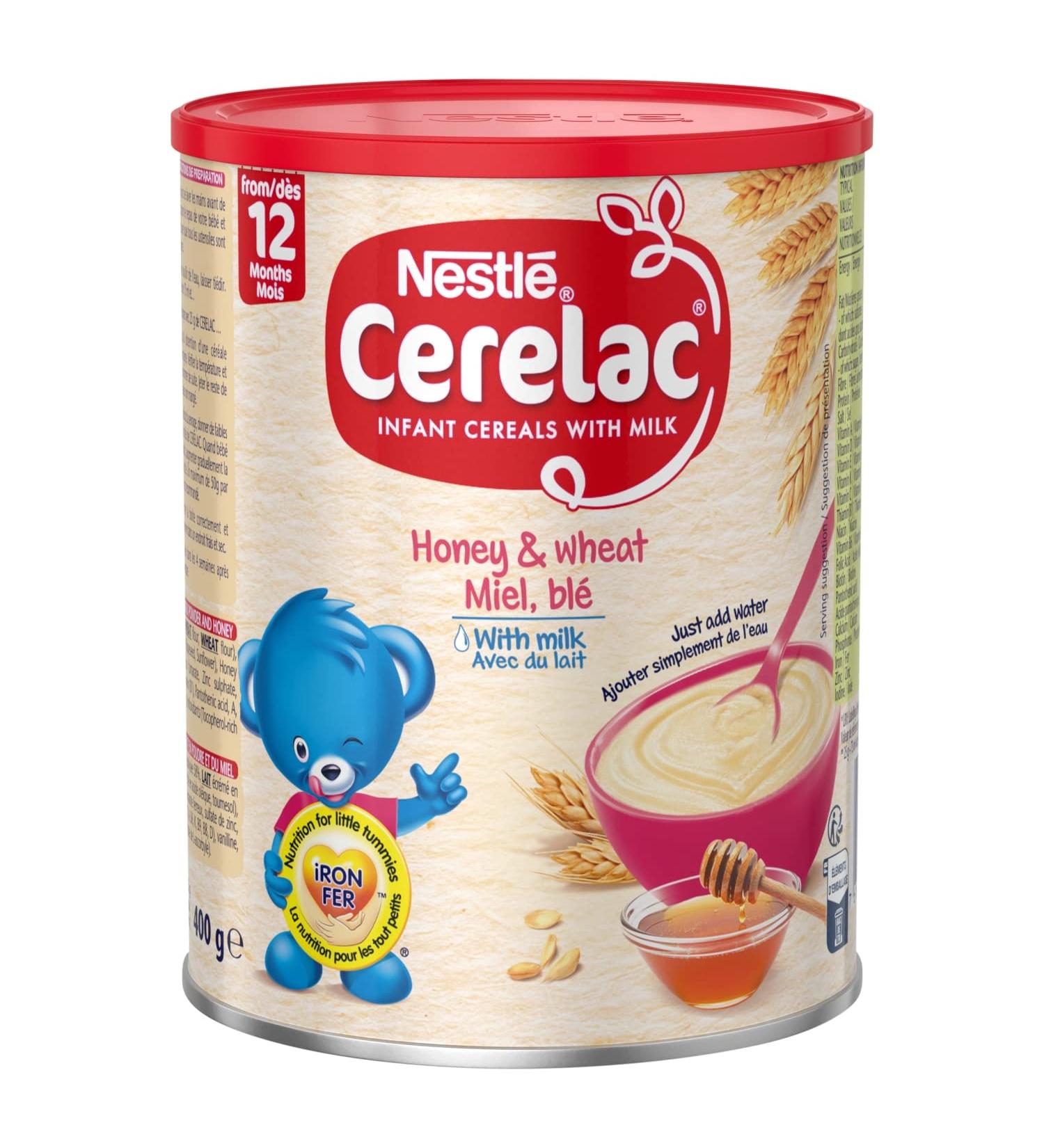 Buy Nestl Cerelac Milk Creamy Porridge with Honey - No. 1 Baby Porridge Worldwide (400g) | Ships Internationally - Buy Online on GoSupps.com