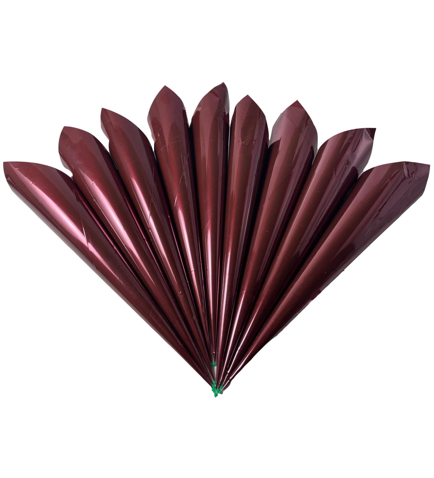 SaVvam Empty Pre-Rolled Cones for Henna & Temporary Tattoo - Handmade Mylar Cellophane Cones for Jaqua Designs, Cake Icing & Decoration - Large Size (12 Cones) - Buy Online on GoSupps.com