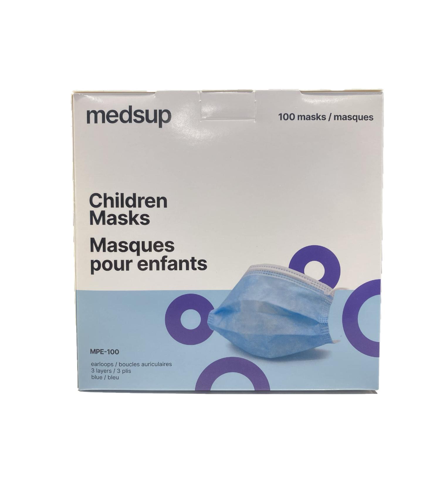 MedSup Children Masks (100 Pack) - Buy Online on GoSupps.com