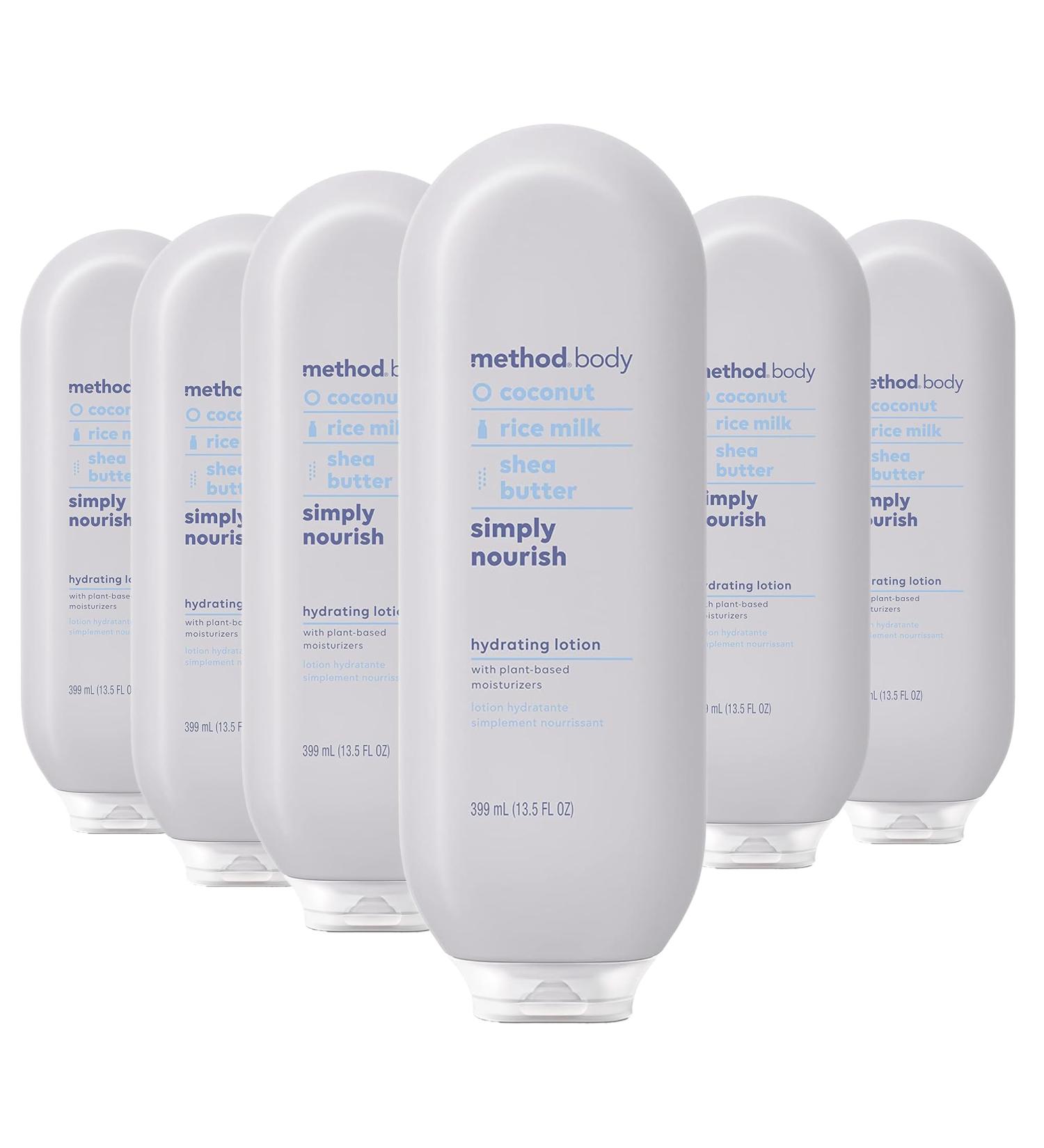 Method Daily Lotion Simply Nourish Plant-Based Moisturizer for 24 Hours of Hydration 13.5 fl oz (Pack of 6) - Buy Online on GoSupps.com