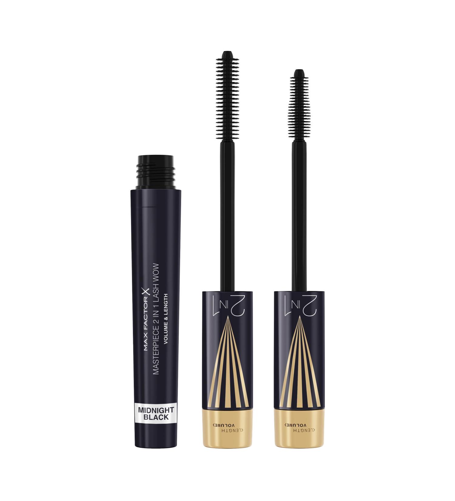 Coty Beauty Germany Max Factor Masterpiece 2in1 Lash Wow Mascara verlengend 03 Midnight Black 7 ml - Buy Online on GoSupps.com