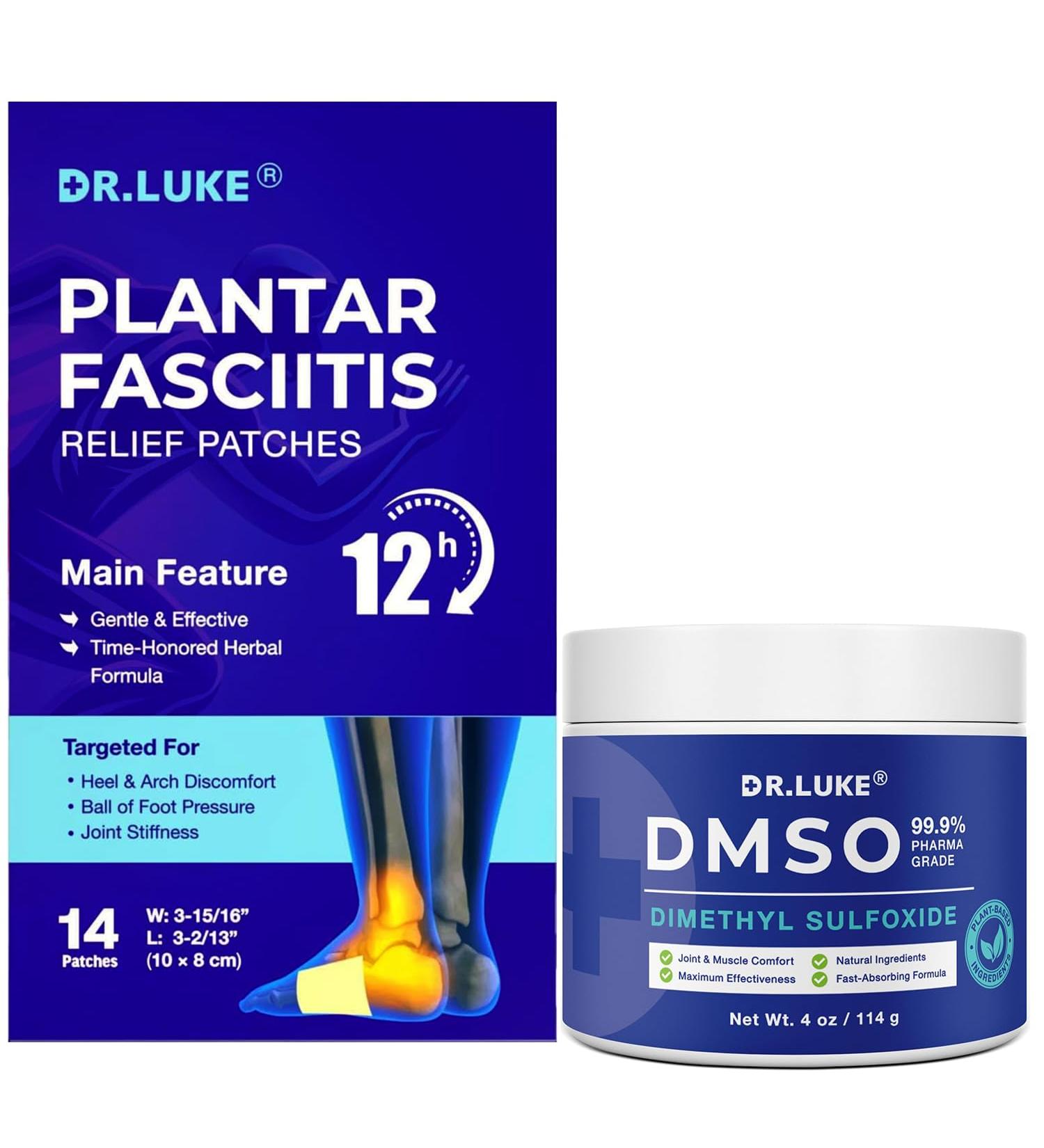 Dr. Luke Muscle skin care cream & Plantar Fasciitis Patches - Buy Online on GoSupps.com