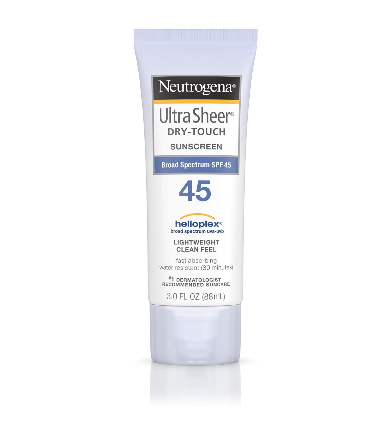 Neutrogena Ultra Sheer SPF 45 Dry-Touch Sunscreen 3 fl oz - Buy Online on GoSupps.com