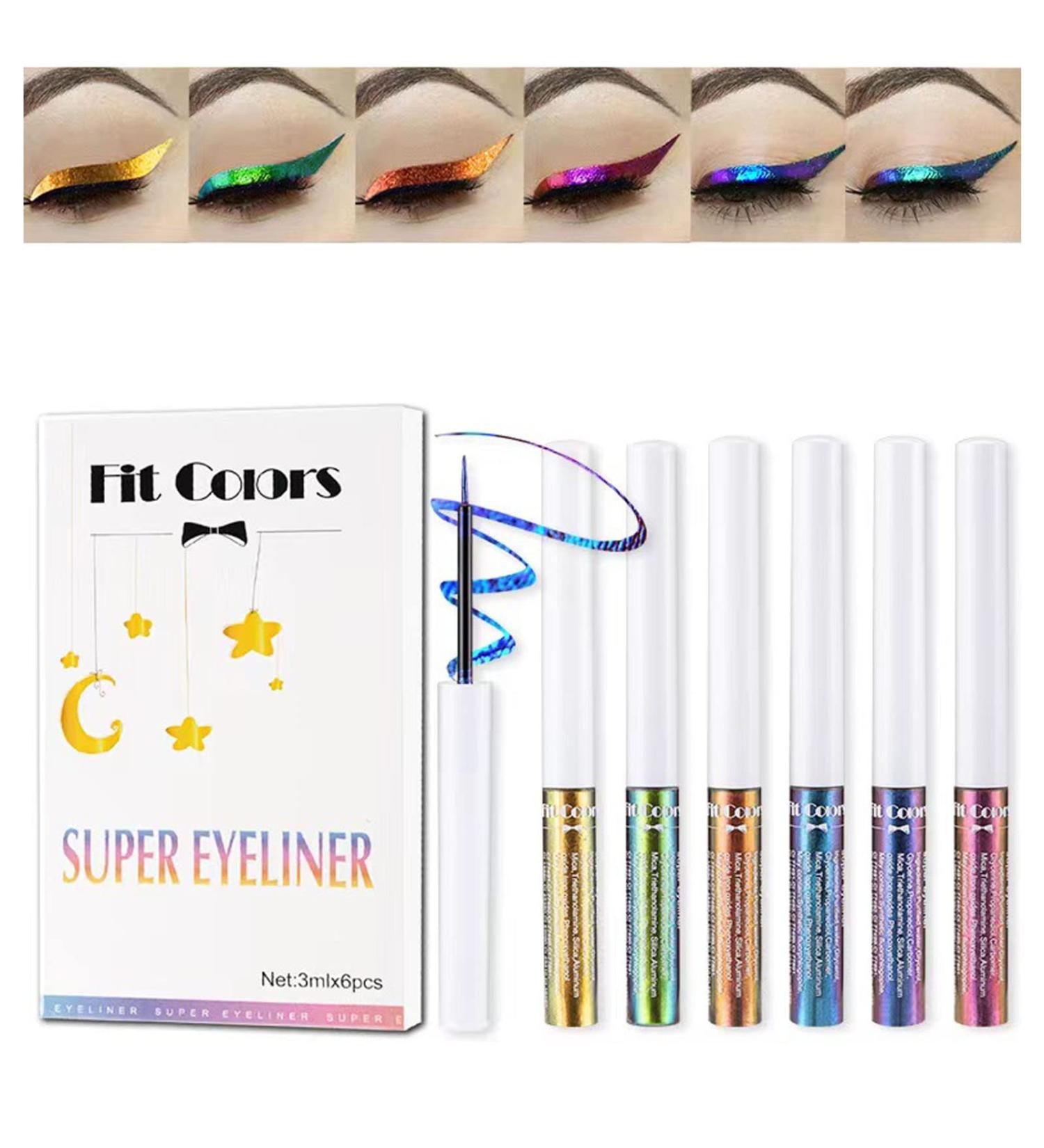 Rechoo Chameleon Liquid Eyeliner - Metallic Multi-Reflective Finish in 6 Colors - Buy Online on GoSupps.com