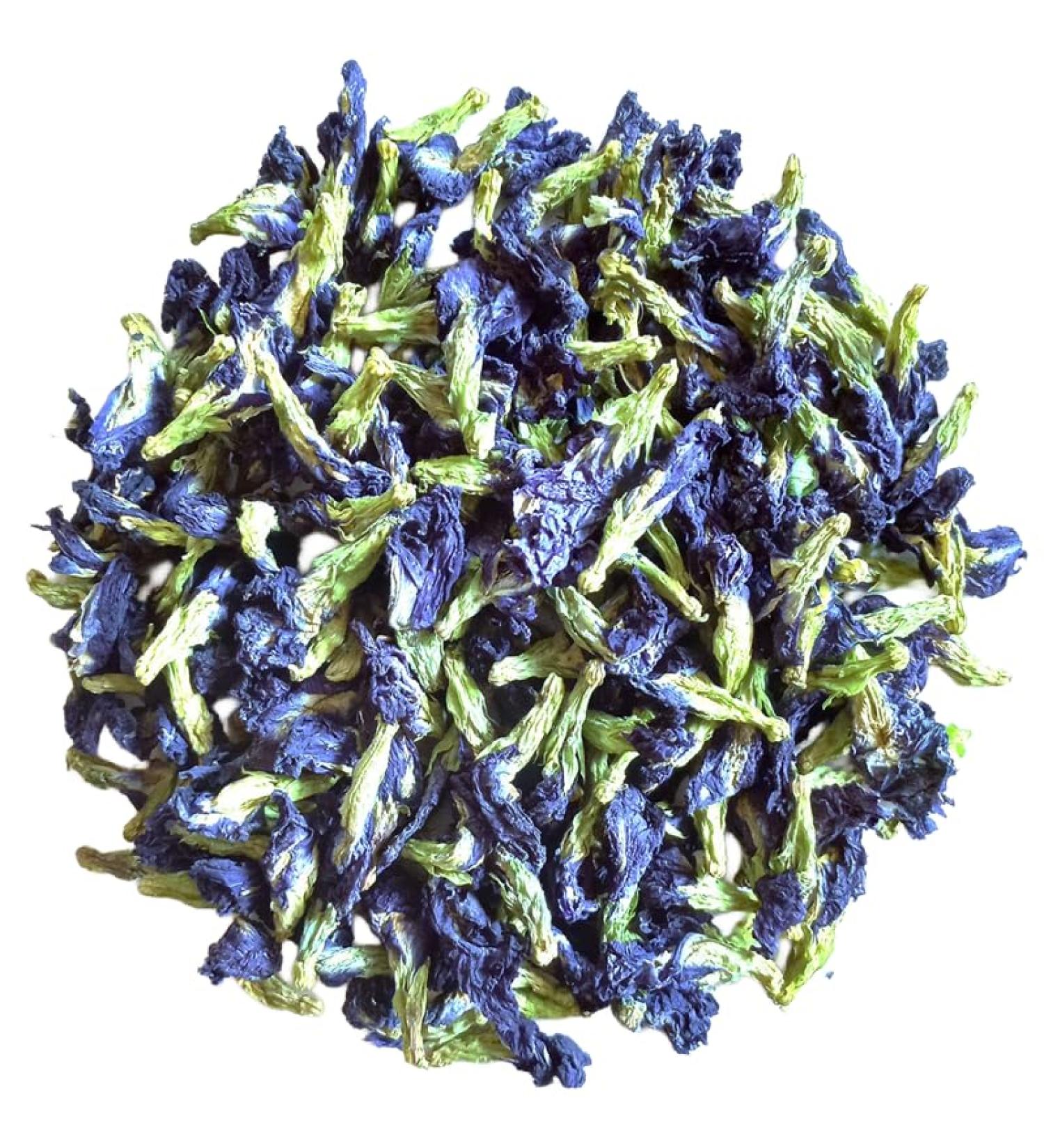 Ceylon Cinnamons Pure & Natural Butterfly Loose Flower 50g Loose Blue Matcha Caffeine-Free Flower Tea Sparkle your smoothies baking cuisines - Buy Online on GoSupps.com