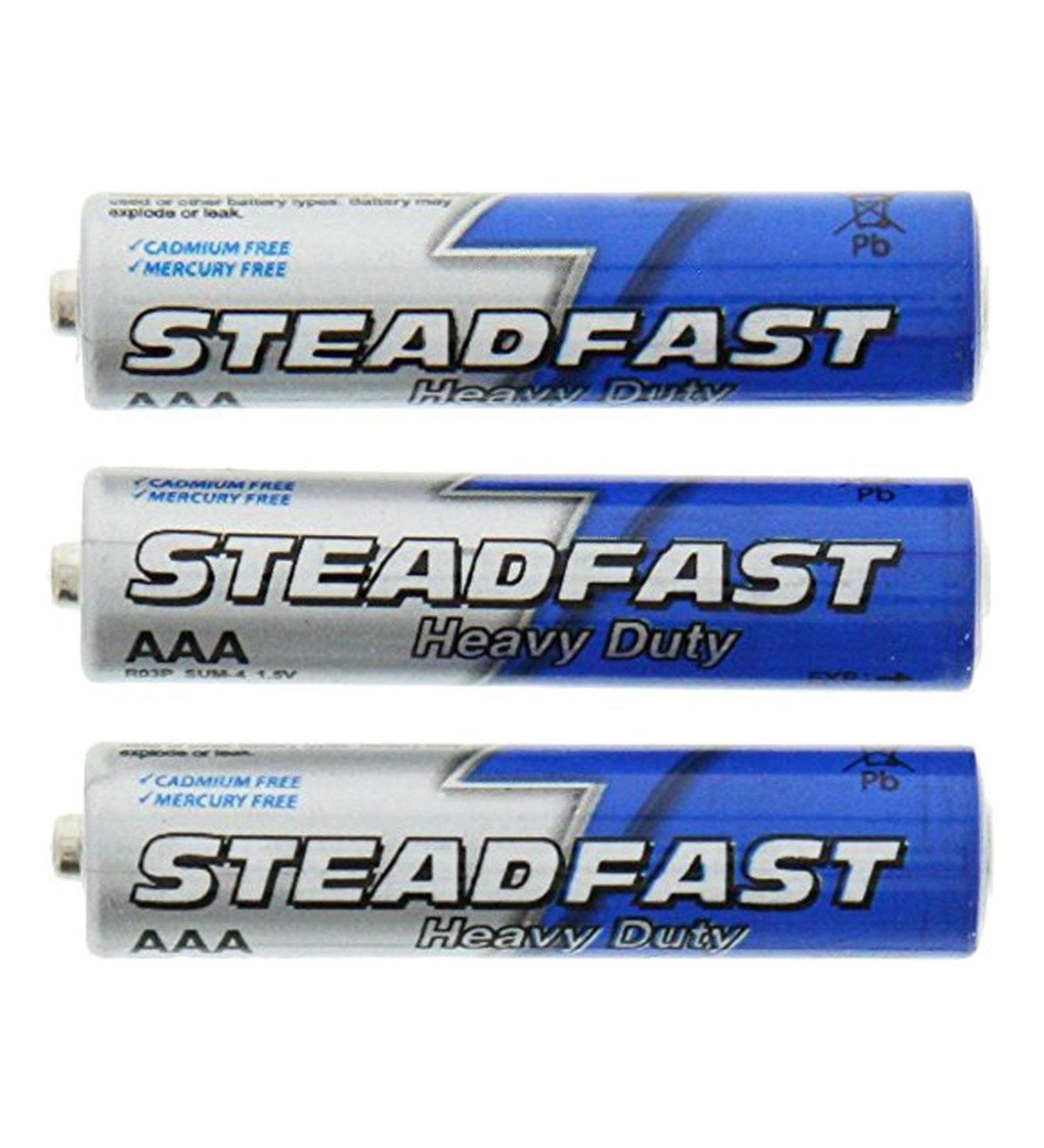Heavy Duty AAA Battery Set Alkaline Cell Batteries for Electronics 3pk