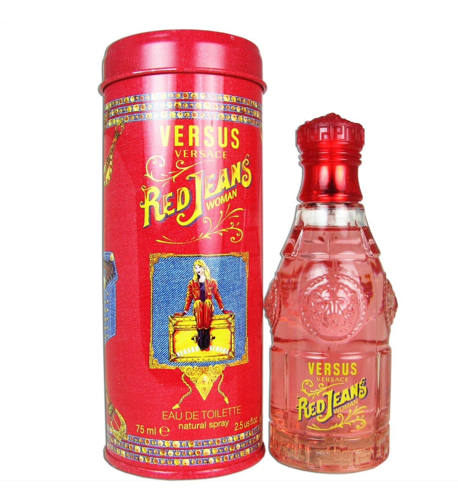 Versace Red Jeans for Women Eau De Toilette Spray, 2.5 Ounce RED JEANS, Versace 2.5 Fl Oz (Pack of 1)