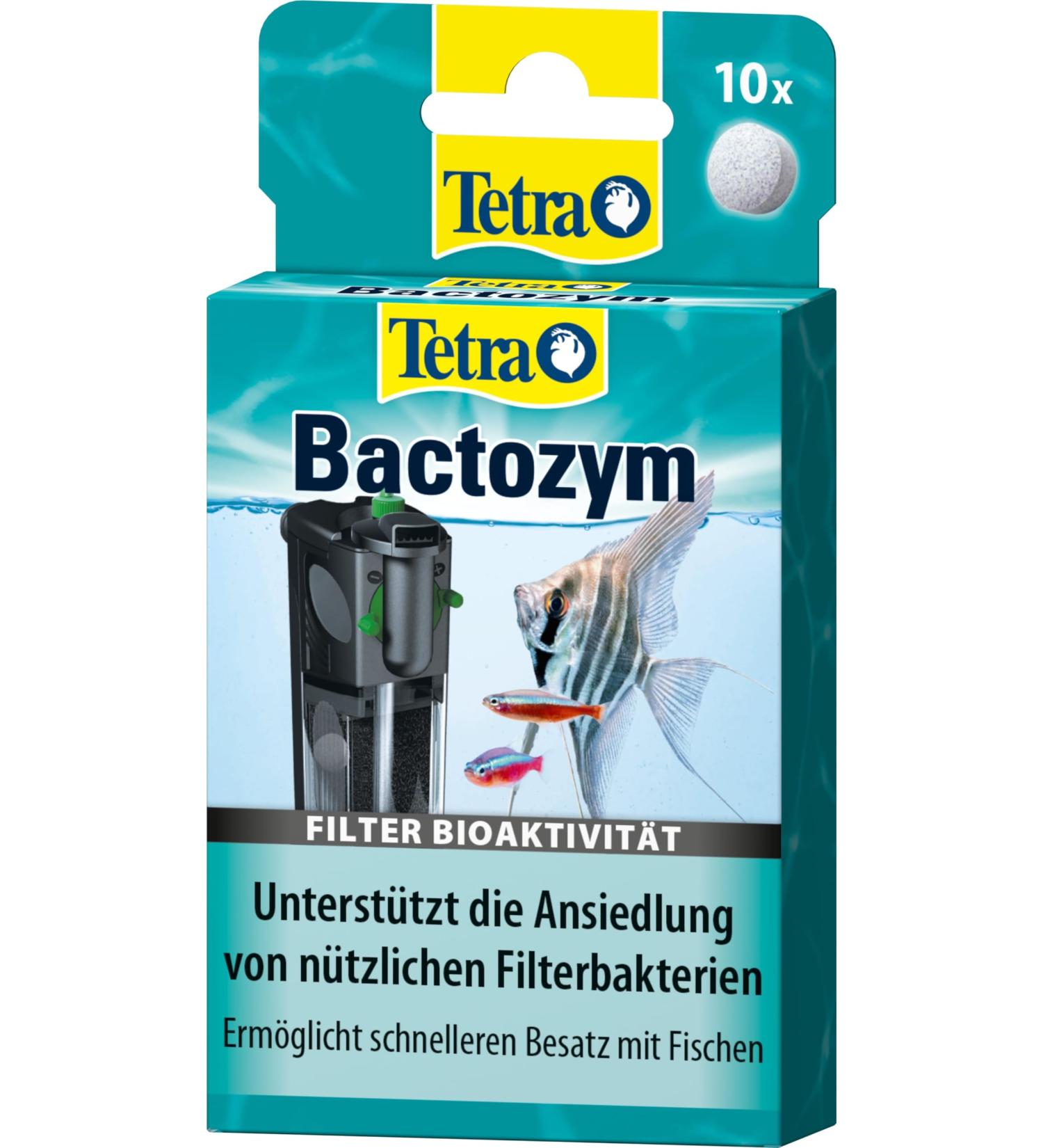 Tetra Bactozym - Fast Bioactivity for Aquariums | 10 Tablets for Cleaner Water & Easier Pool Introductions - Buy Online on GoSupps.com