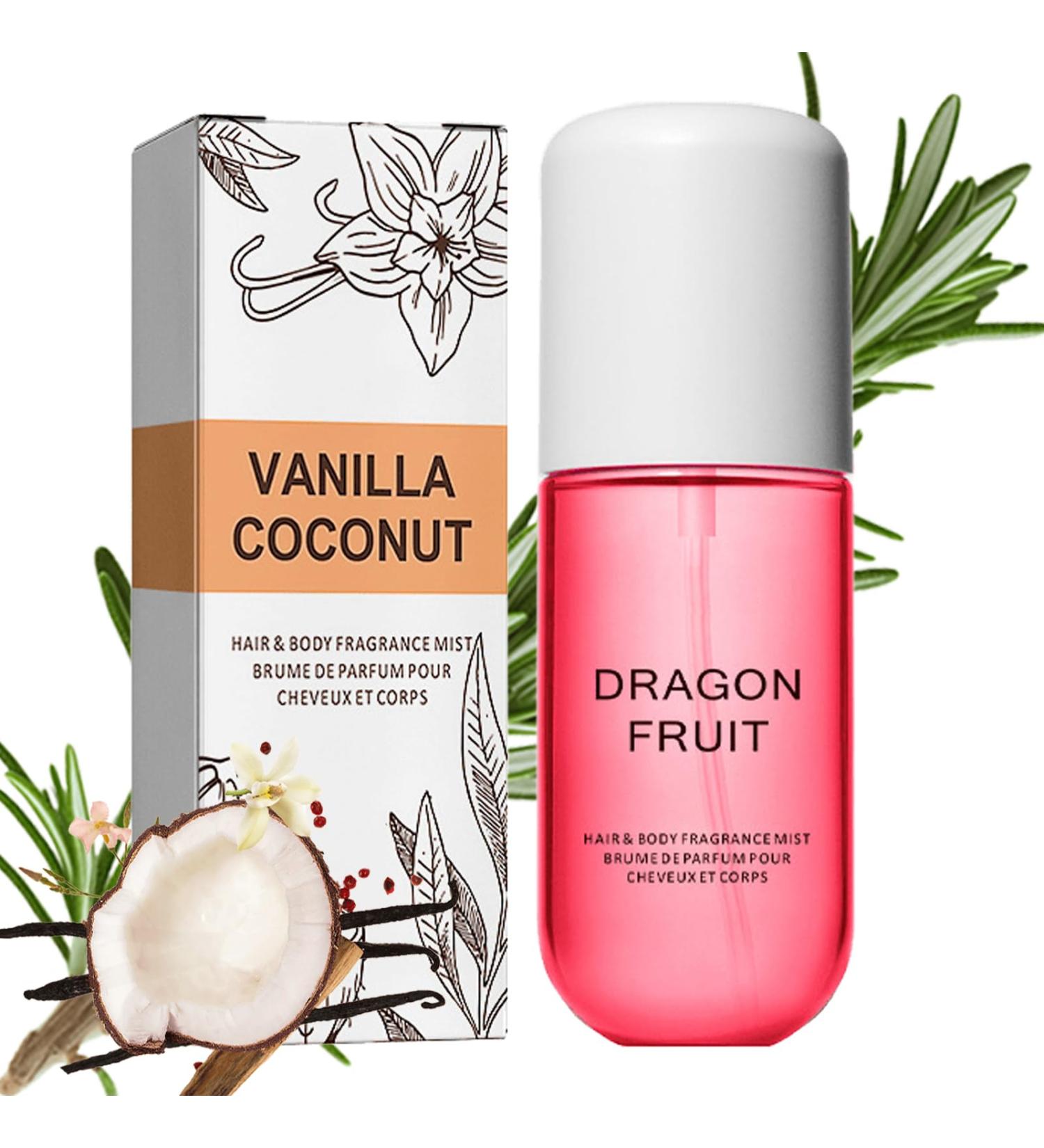 Vanilla Coconut Perfume Vanilla Skin Perfume Vanilla Coconut Body Spray Vanilla Skin Body Mist for Women Hair Perfume for Women Long Lasting Hair and Body Mist Perfume (DRAGON FRUIT) - Buy Online on GoSupps.com