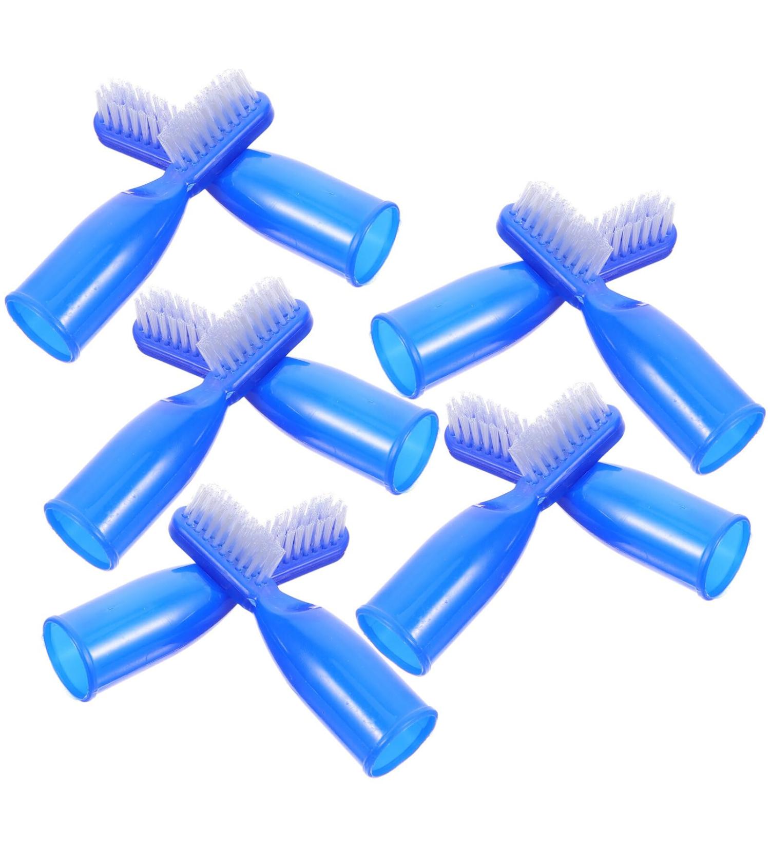 Uonlytech 10pcs Mini Toothbrush Set for Prison Use - Portable Finger Toothbrushes for Travel & Dental Care - Buy Online on GoSupps.com