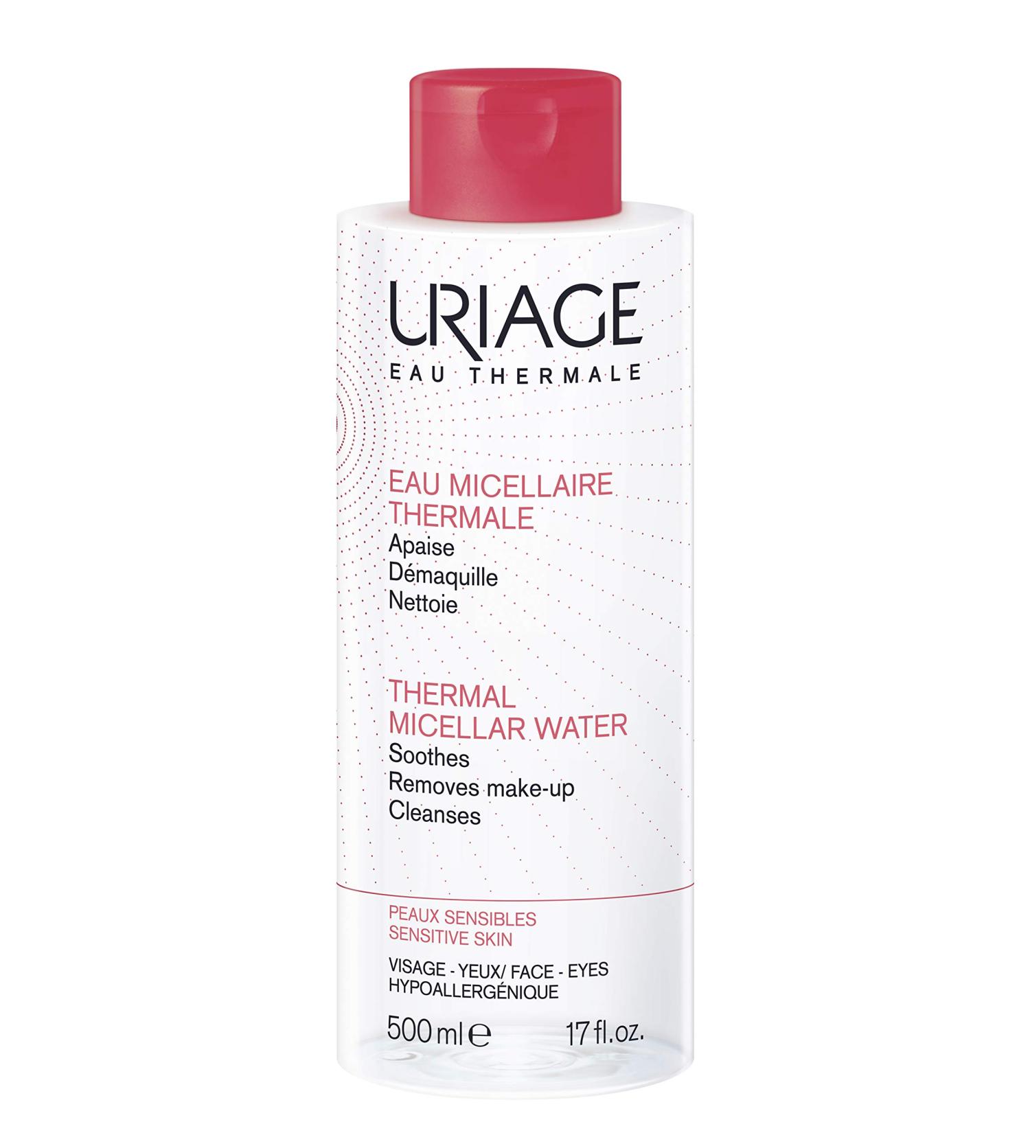 Uriage Thermal Micellar Water 500ml - Refreshing Cleansing & Hydration - Buy Online on GoSupps.com