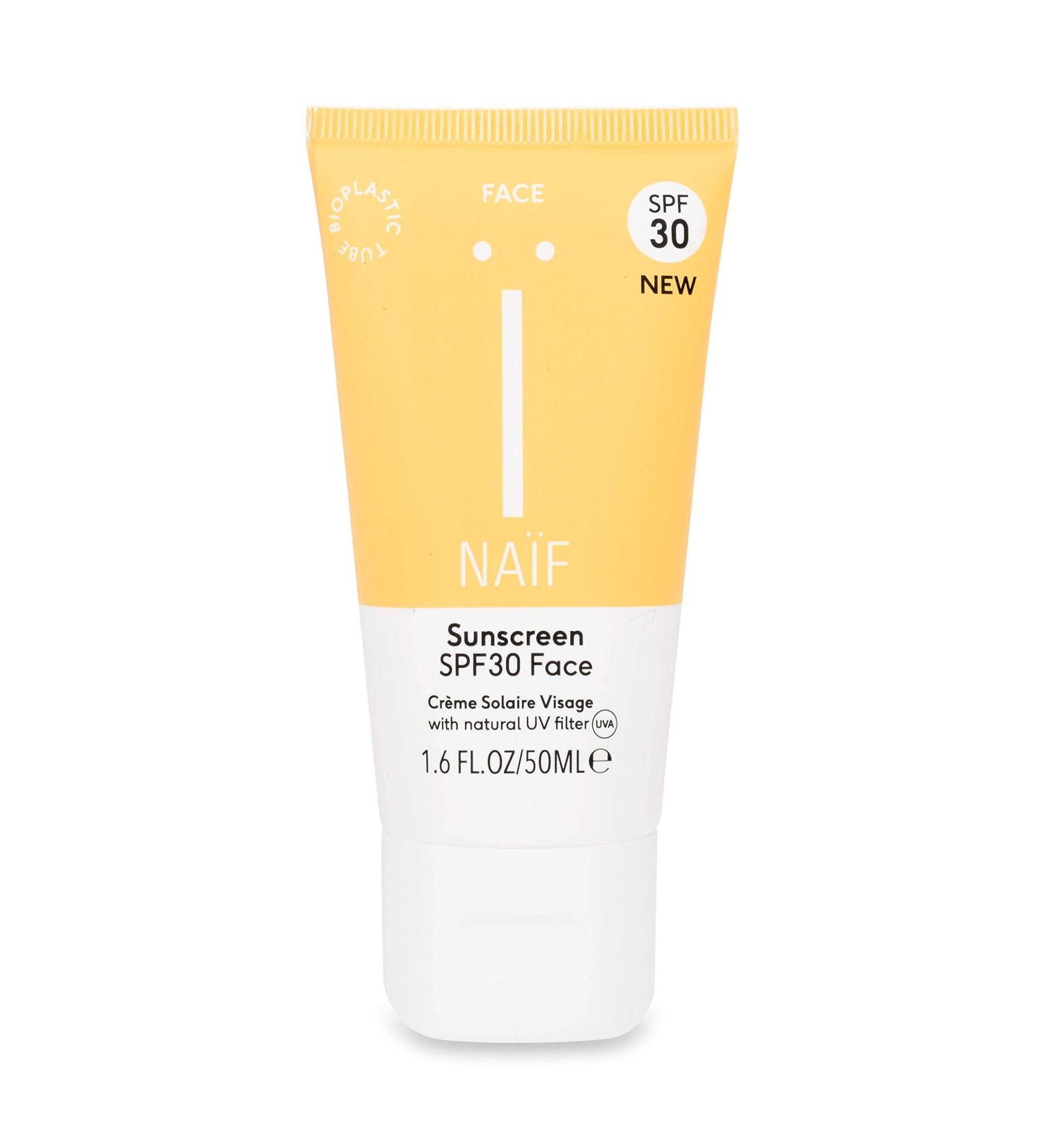 Na f Mineral Sunscreen for All Skin Types - SPF 30 Vegan 50ml - No Mineral Oils Microplastics or Silicones - Family-Friendly Protection - Buy Online on GoSupps.com
