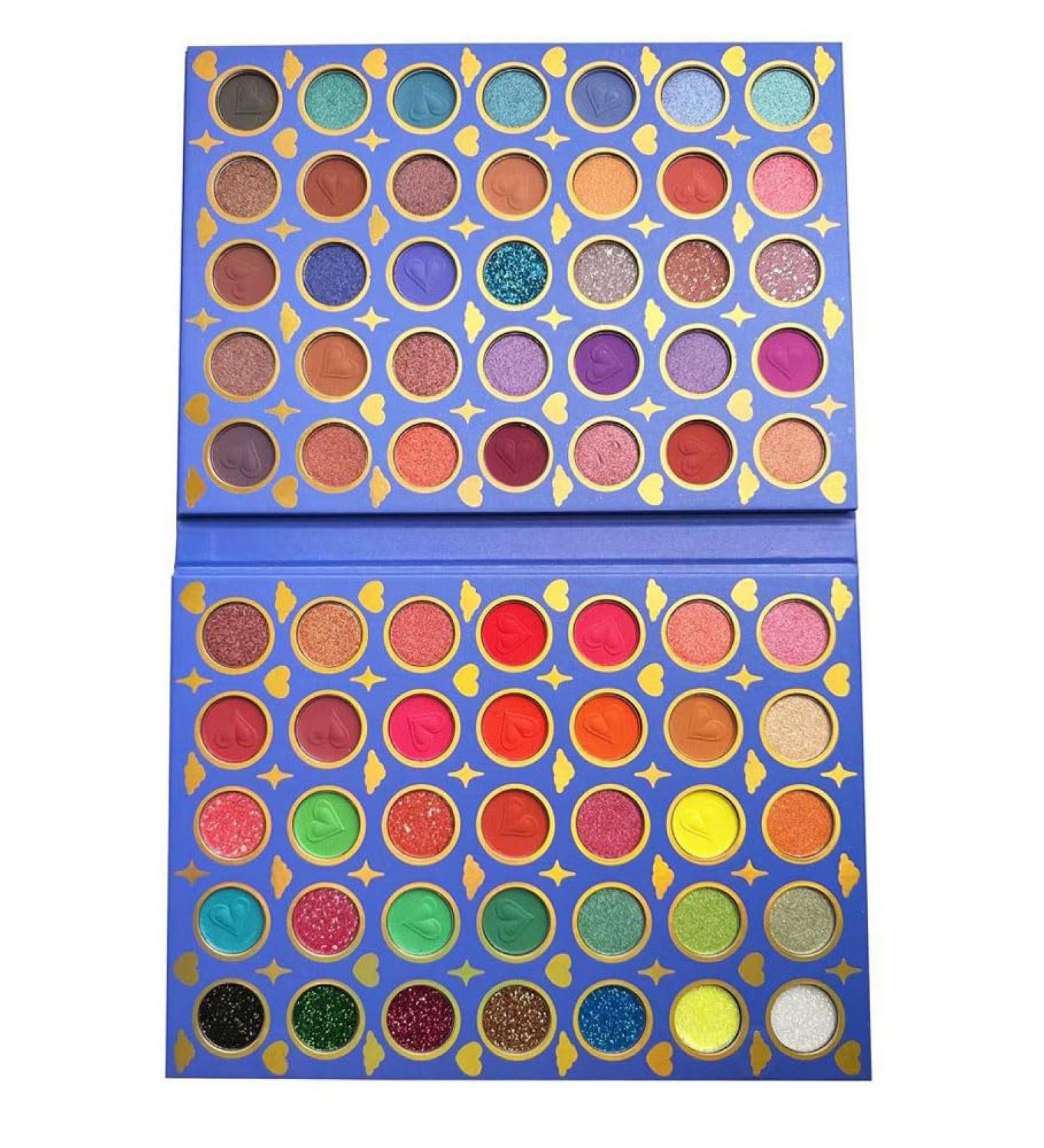 108 Colors Eyeshadow Palette - Long Lasting Shimmer Matte Glitter Eye Shadows - Highly Pigmented Waterproof Makeup - Buy Online on GoSupps.com