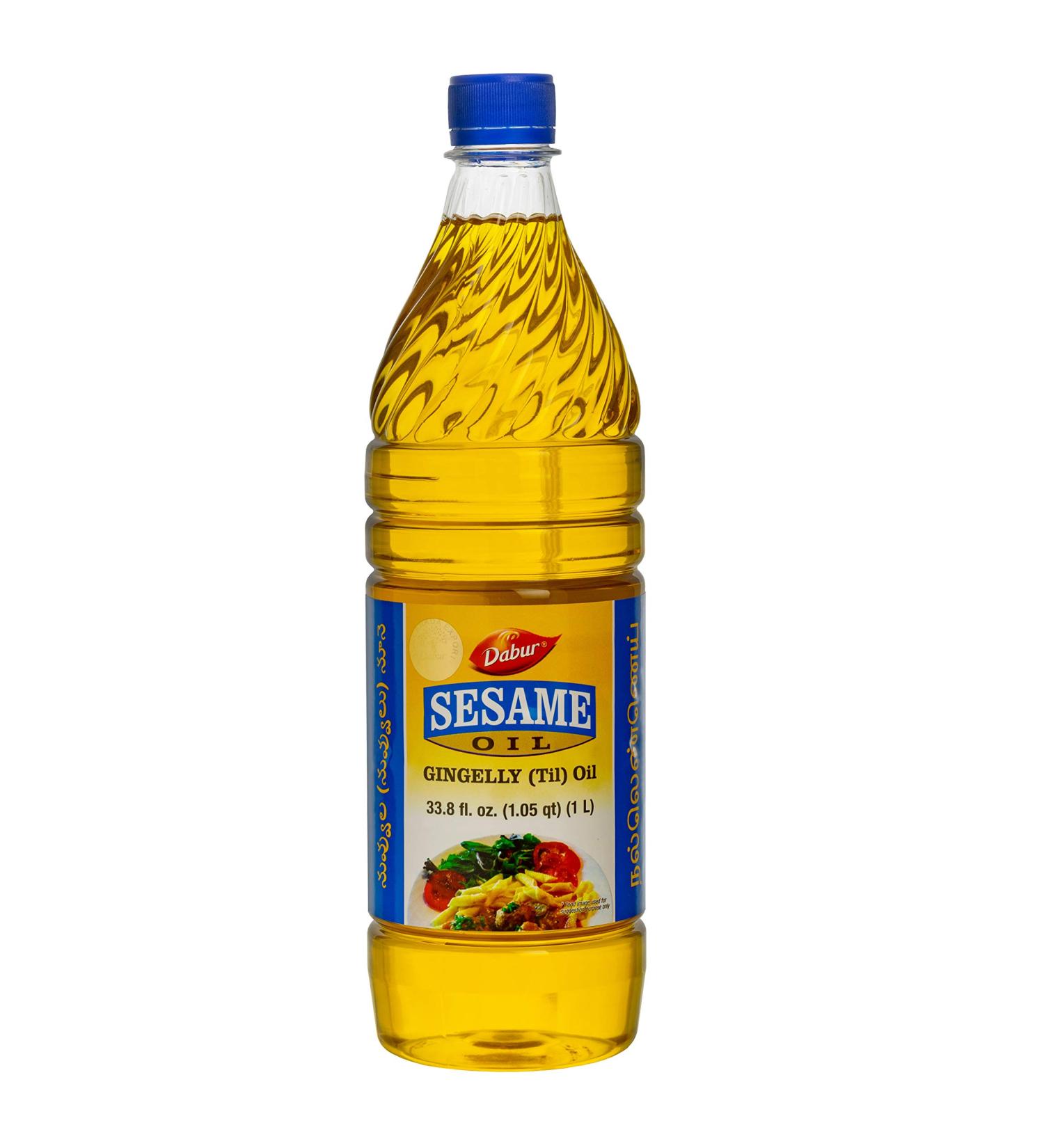 Dabur Sesame Oil - 500ml Multipurpose Edible Oil For Cooking Skin & Hair Ideal For Hair Loss Treatment Skin Care & Massage Promotes Cholesterol Reduction & Overall Well-being