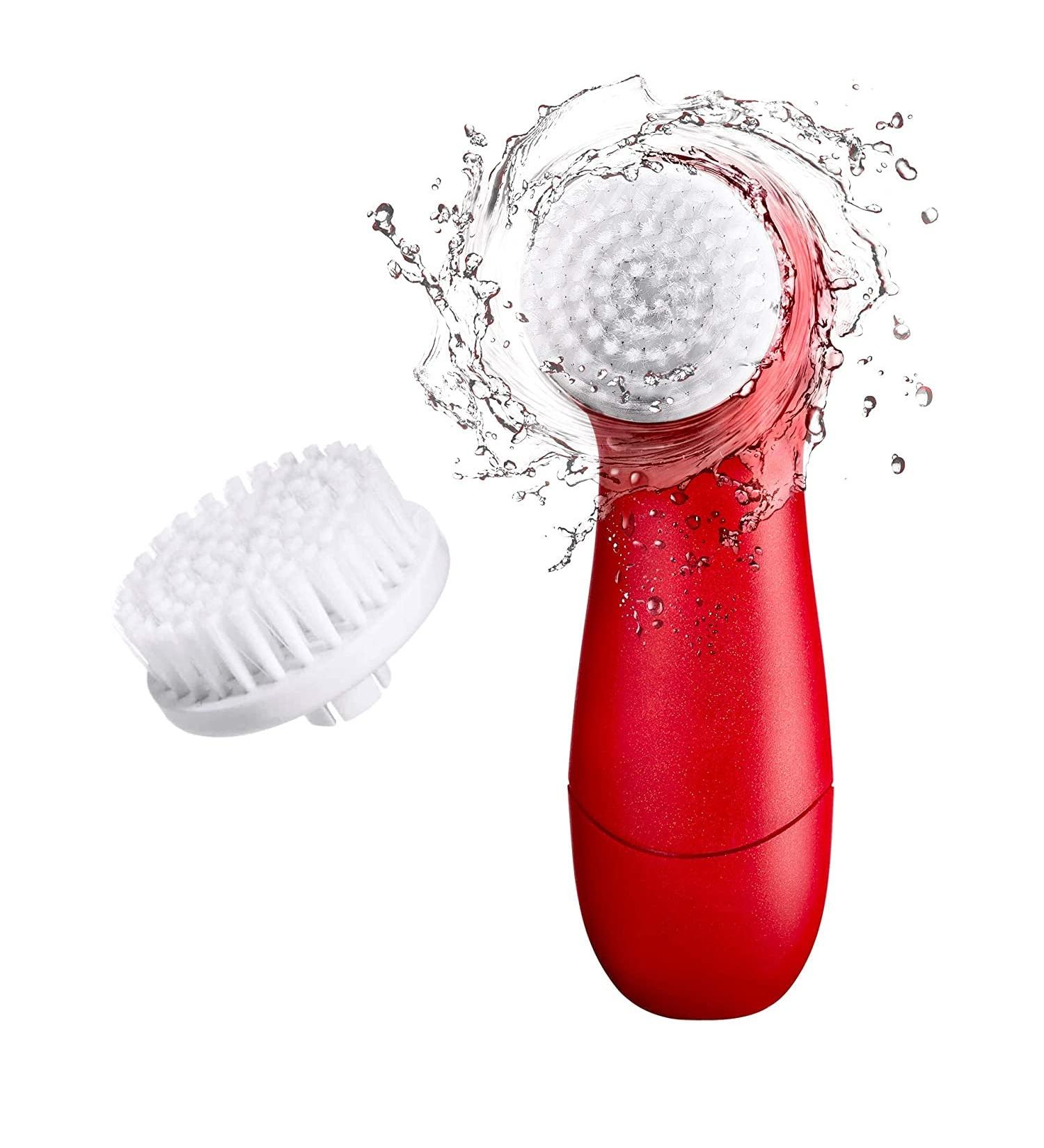 Buy Facial Cleansing Brush & Exfoliator with 2 Brush Heads Shop Internationally for Radiant Skin - Buy Online on GoSupps.com